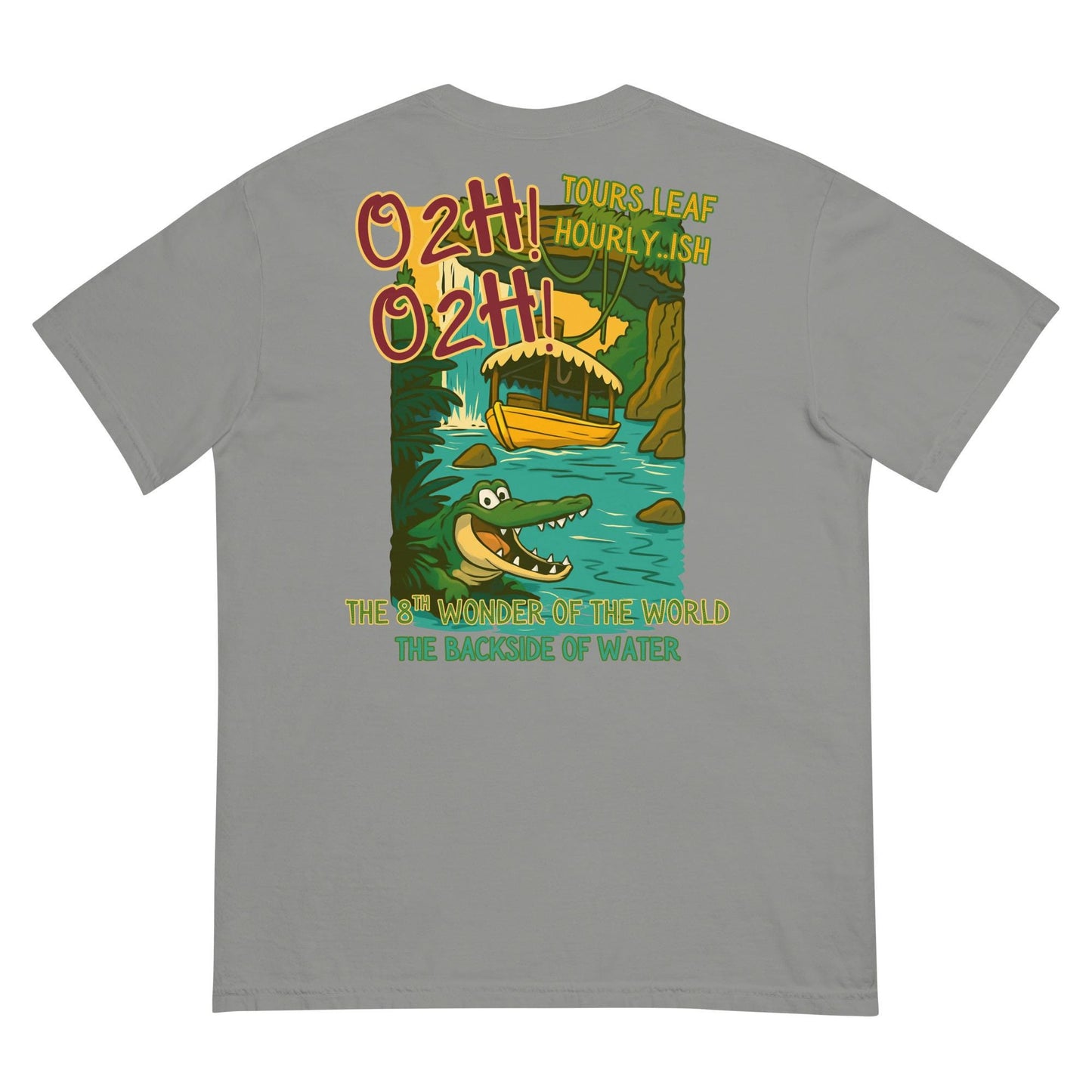 Disney Jungle Cruise Backside of Water Comfort Colors Shirt