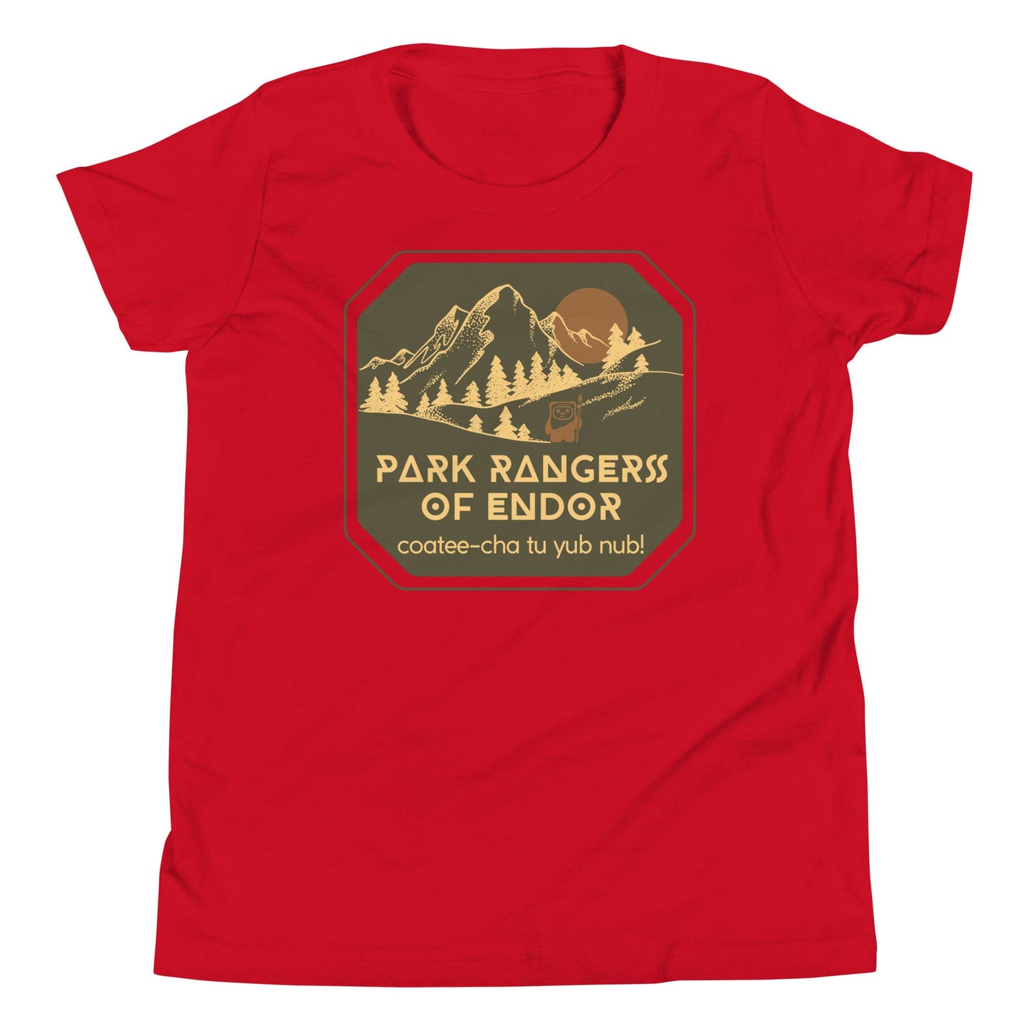 Endor Park Rangers Youth T-Shirt, Subtle Disney Star Wars Family Shirts