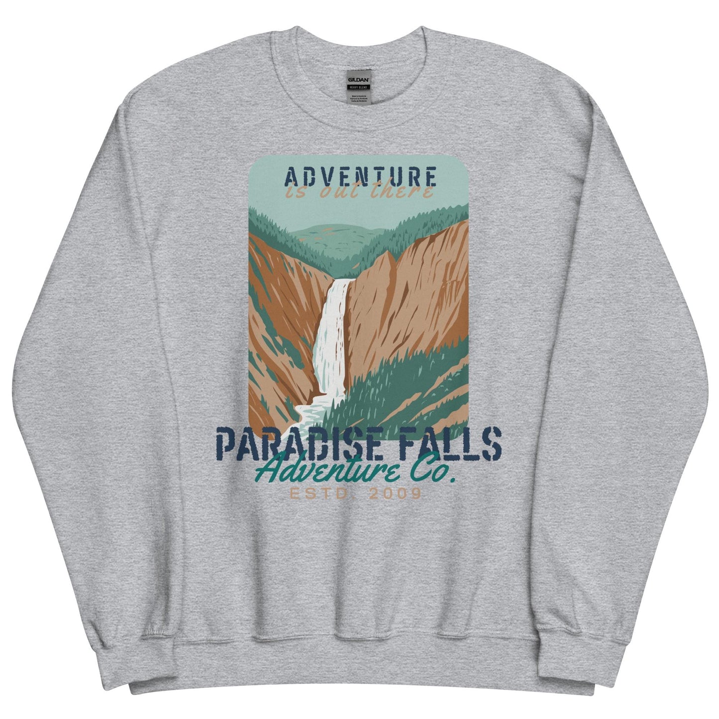 Disney Up Paradise Falls Sweatshirt – Adventure is Out There Unisex Crewneck