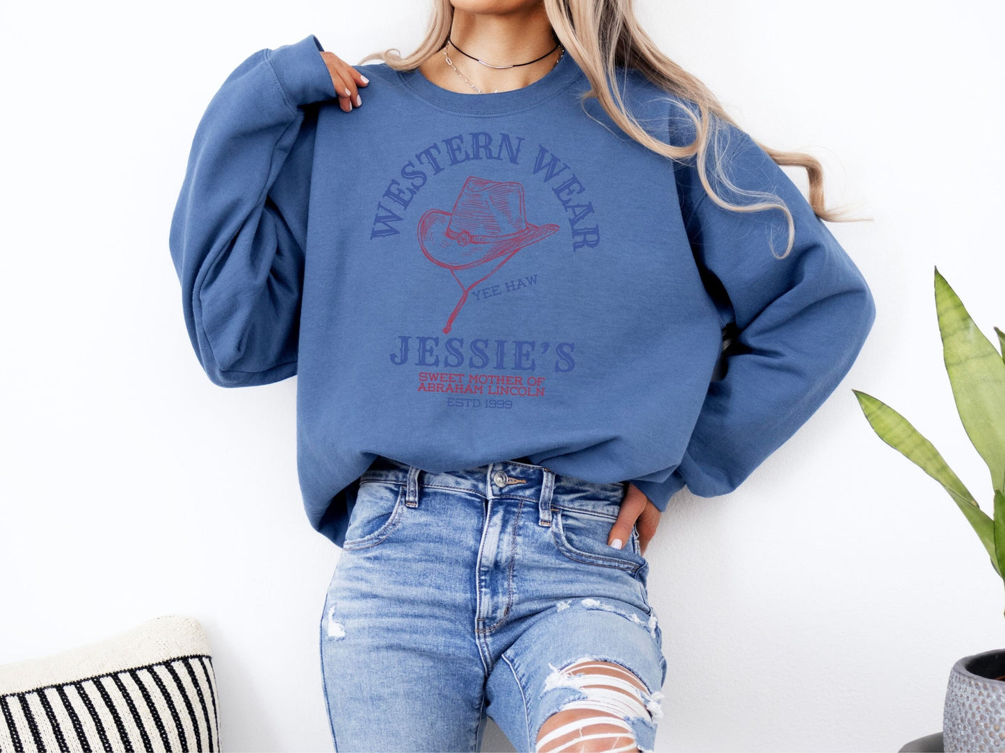 Jessie's Western Wear, Theme Park Sweatshirt,  Subtle Disney Matching Family Shirts, Unisex Disney Crewneck