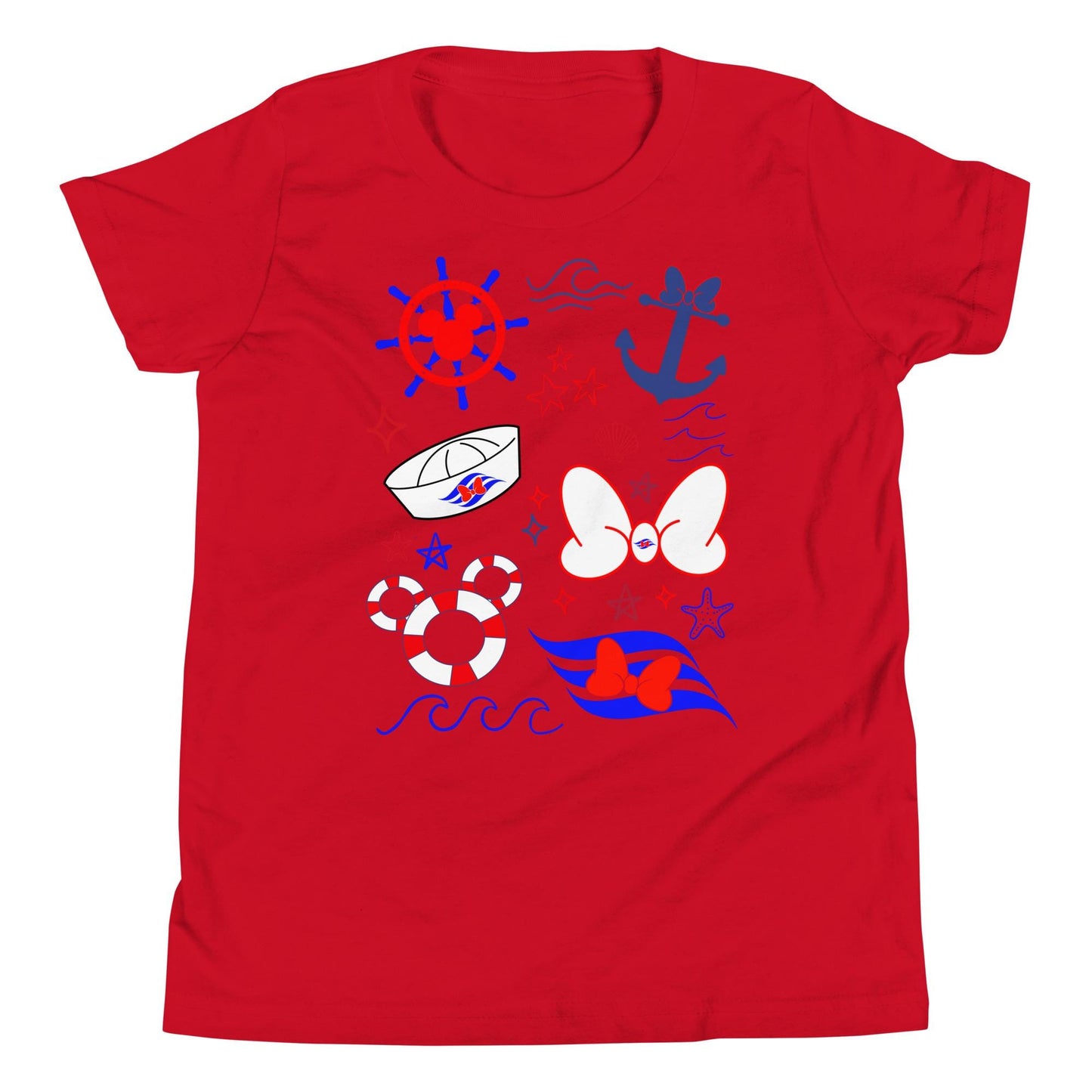 Disney Cruise Youth T-Shirt, Family Matching Doodle Design
