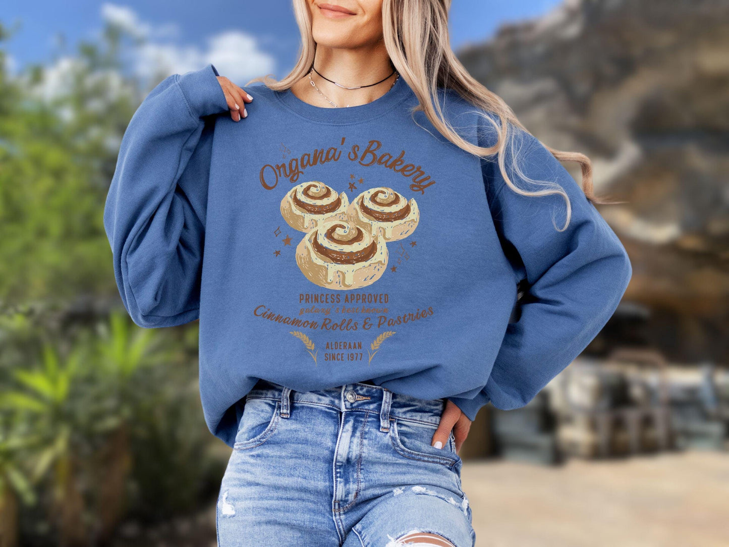Princess Leia Cinnamon Rolls Sweatshirt: Subtle Star Wars Shirt