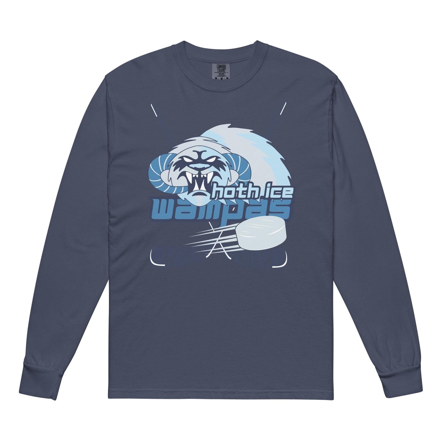 Hoth Ice Wampas Hockey Star Wars Long Sleeve Comfort Colors Shirt