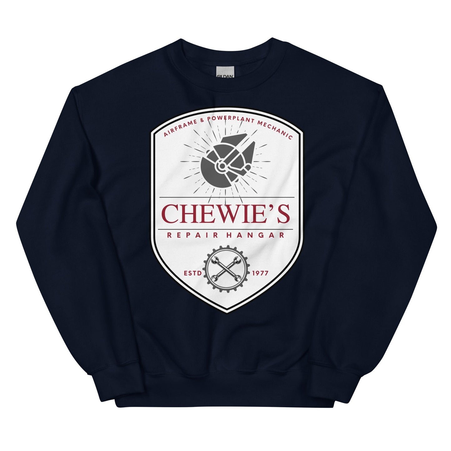 Chewie's Repair Hangar, Theme Park Sweatshirt,  Subtle Disney Matching Family Shirts, Unisex Disney Crewneck