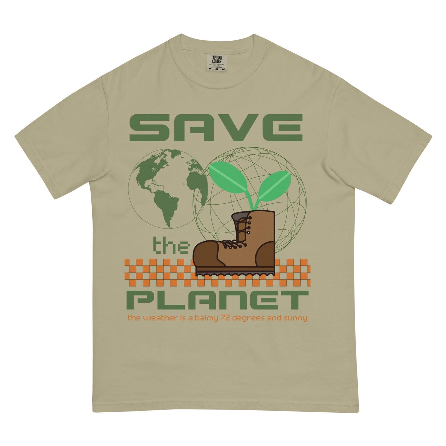 Wall-E Save the Planet Comfort Colors Shirt, Disney Pixar Tee