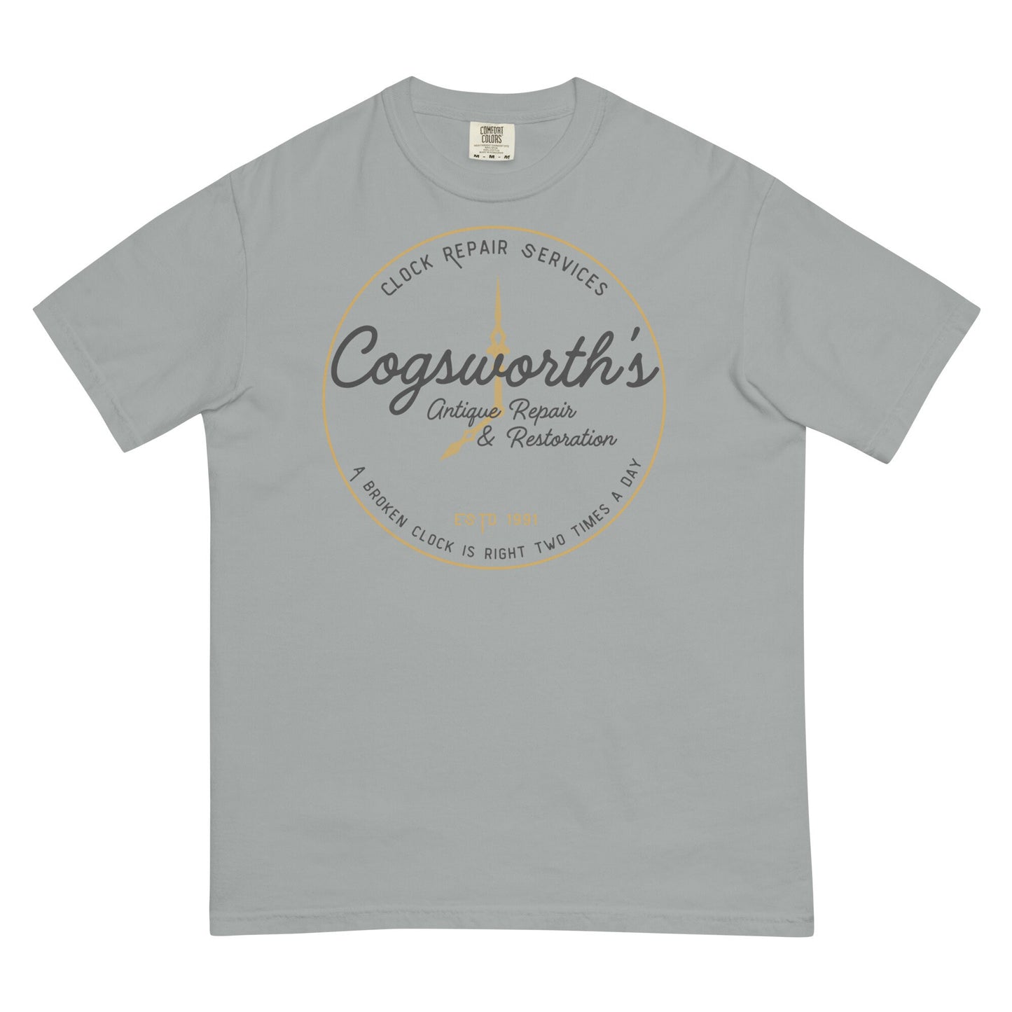 Cogsworth Beauty and the Beast Shirt, Comfort Colors, Disneyland
