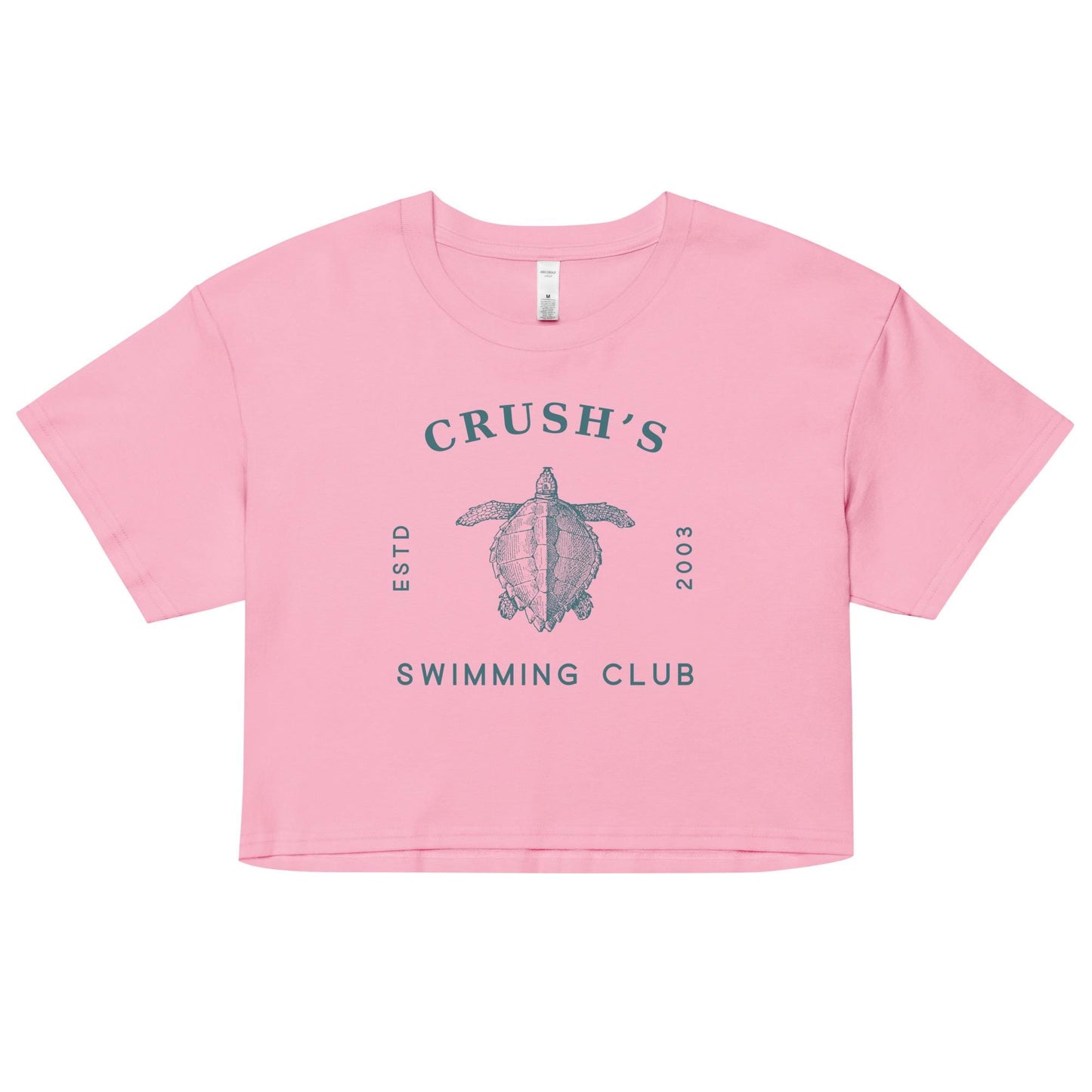 Crush's Swimming Club Crop Top | Disney EPCOT SeaBase Tee