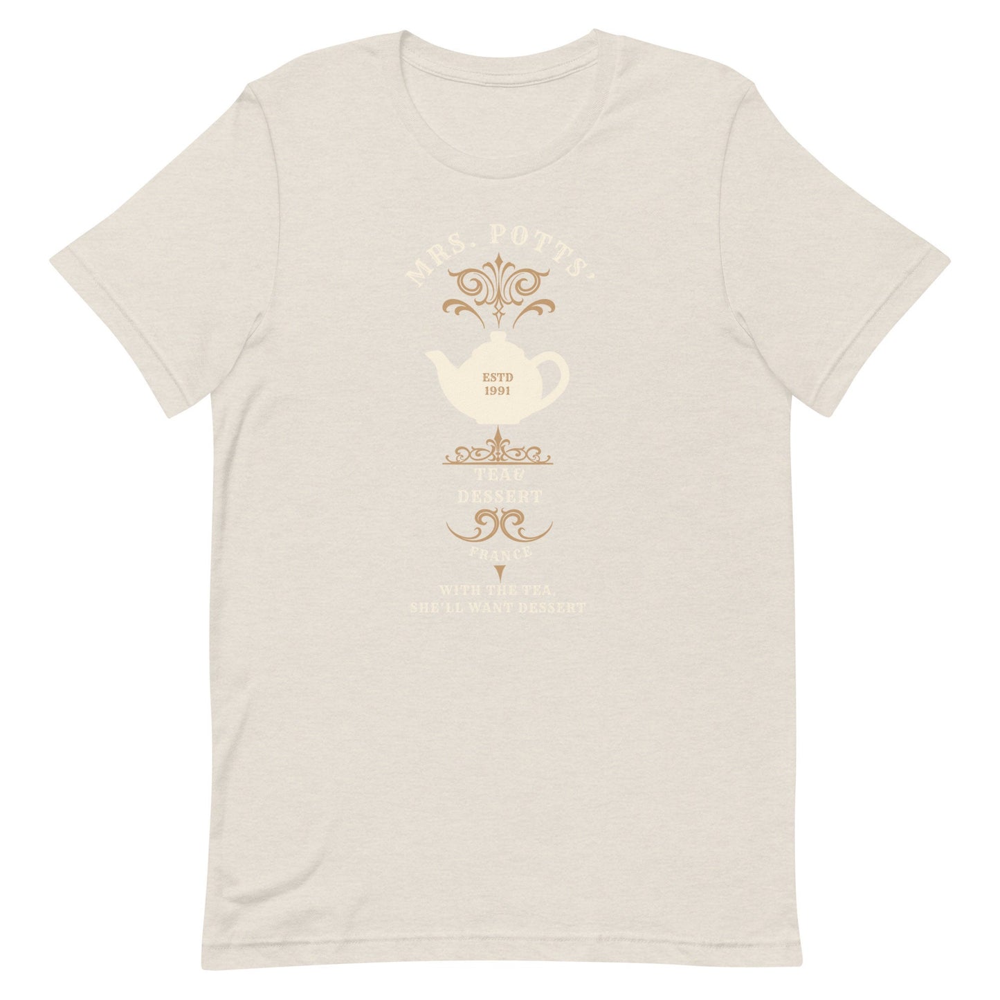 Mrs. Potts Tea & Dessert Bella Canvas Disney Shirt