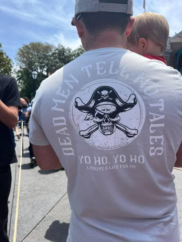 Pirates of the Caribbean T-Shirt, Dead Men Tell No Tales, Disney Dad Tee