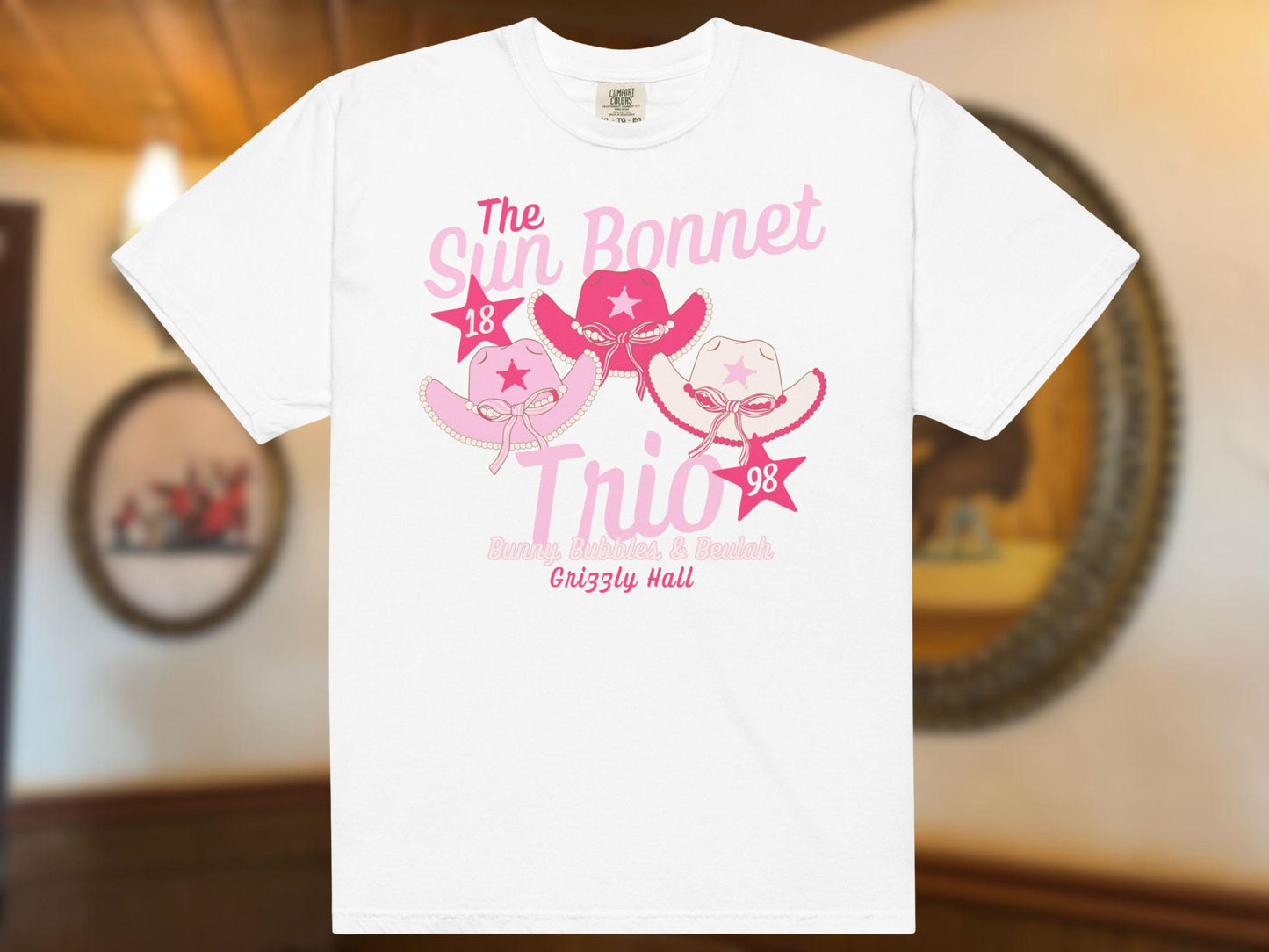 Country Bear Jamboree Shirt, Sun Bonnet Trio, Comfort Colors Disney Tee