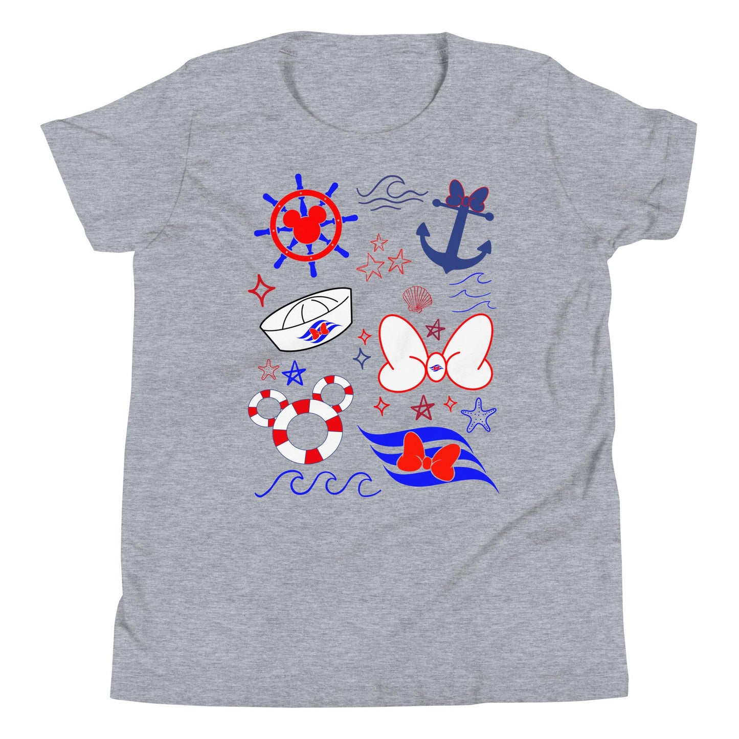 Disney Cruise Youth T-Shirt, Family Matching Doodle Design