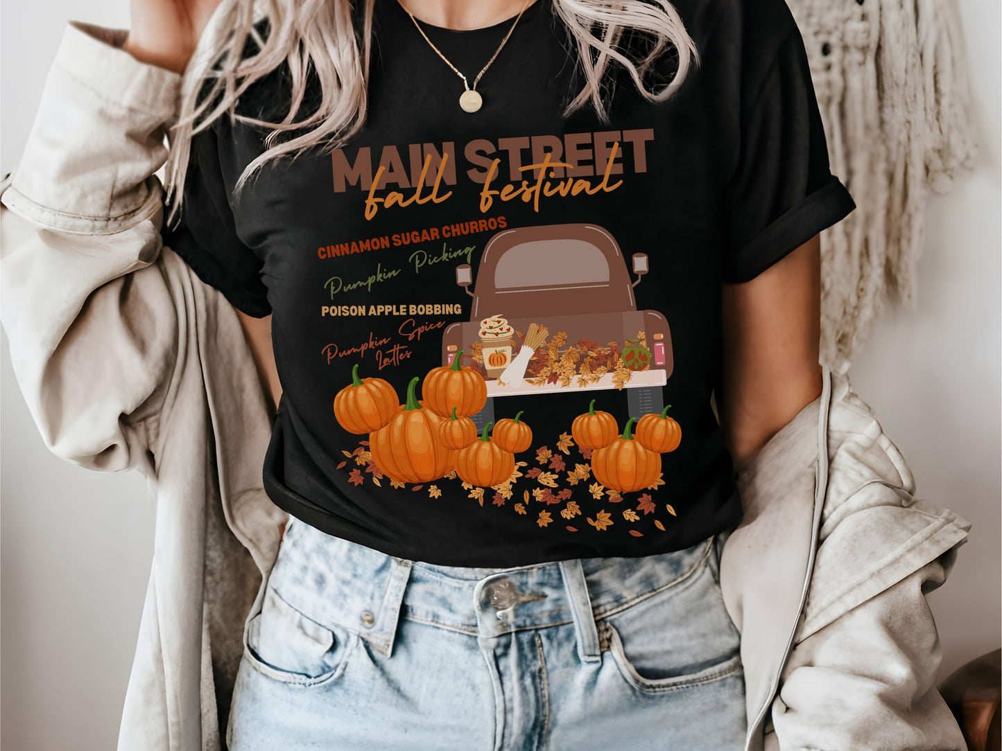 Main Street Fall Festival Shirt, Disney Family Tee, Bella Canvas