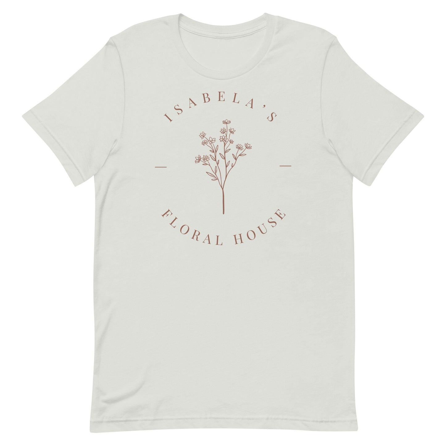 Isabela's Floral House T-Shirt, Bella Canvas Unisex, Matching Family Shirts
