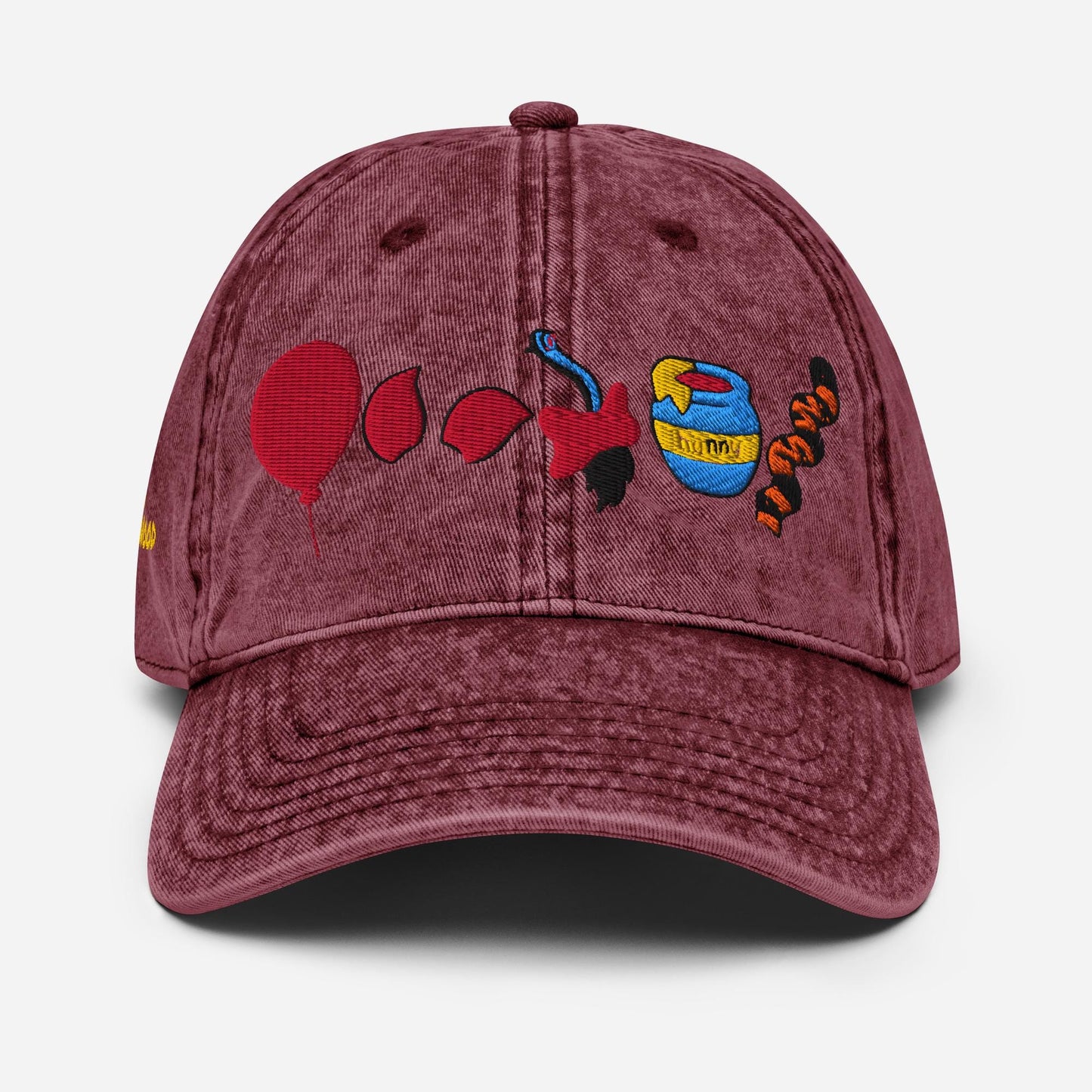Winnie the Pooh 100 Akre Woods Embroidered Vintage Icon Hat