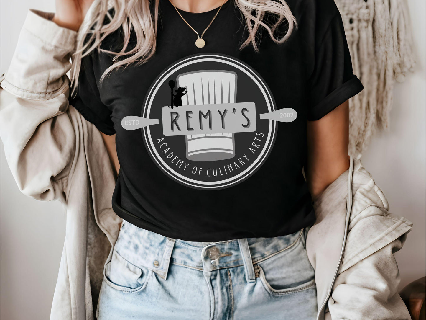 Remy's Academy Bella Canvas Shirt, Subtle Ratatouille Disney Family Tee