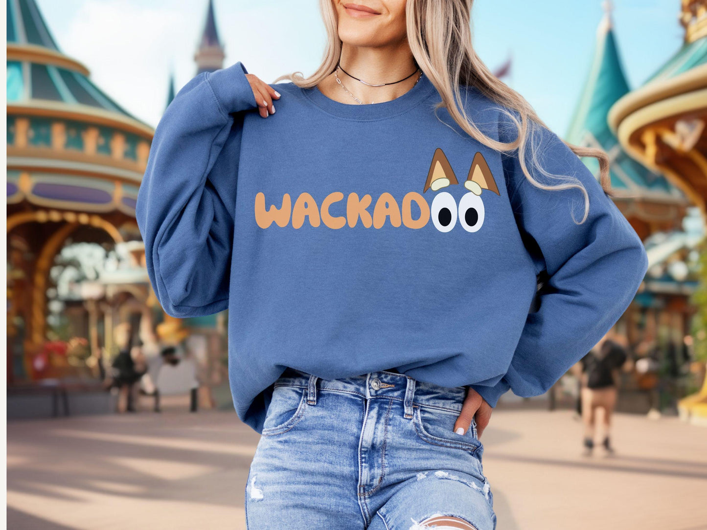 Bluey Inspired Wackadoo Shirt, Trendy Mom Tee