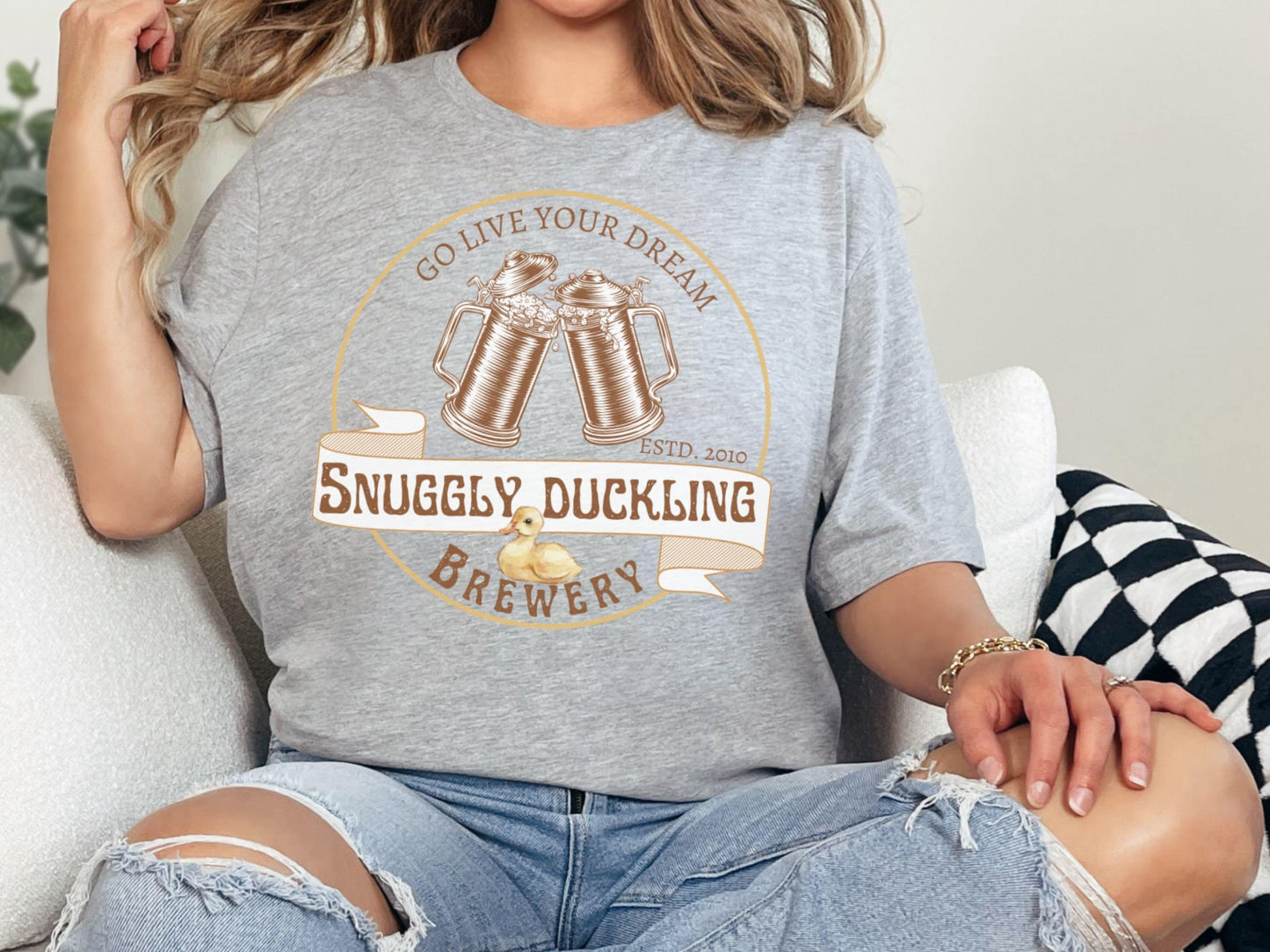 Snuggly Duckling Shirt, Bella Canvas Tangled Disney Family Tee