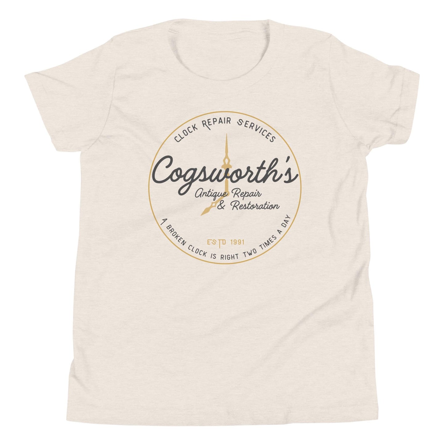 Cogsworth Youth Shirt, Beauty and the Beast, Disneyland Family Tee