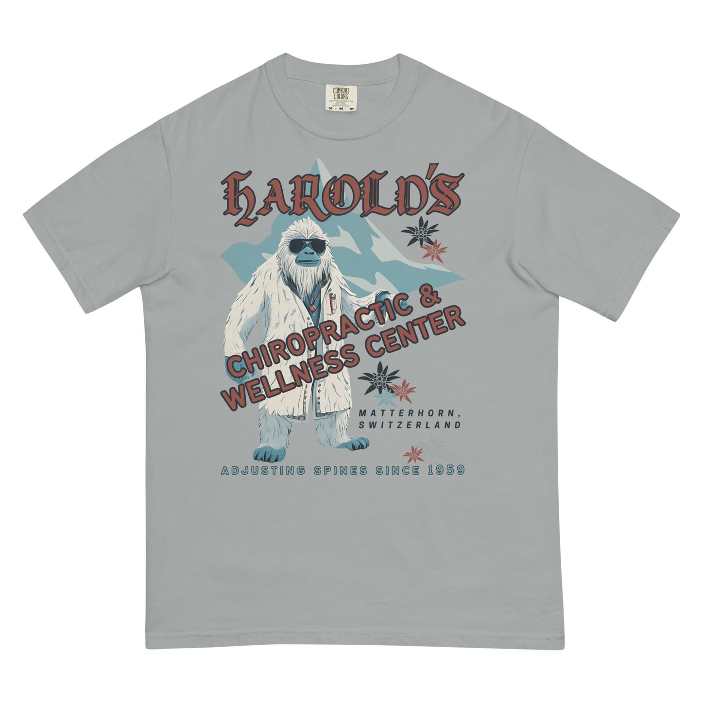 Matterhorn Yeti Comfort Colors Shirt: Disneyland Inspired Tee