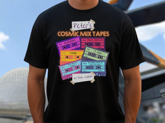 Guardians of the Galaxy Mix Tape Bella Canvas Shirt, EPCOT Cosmic Rewind