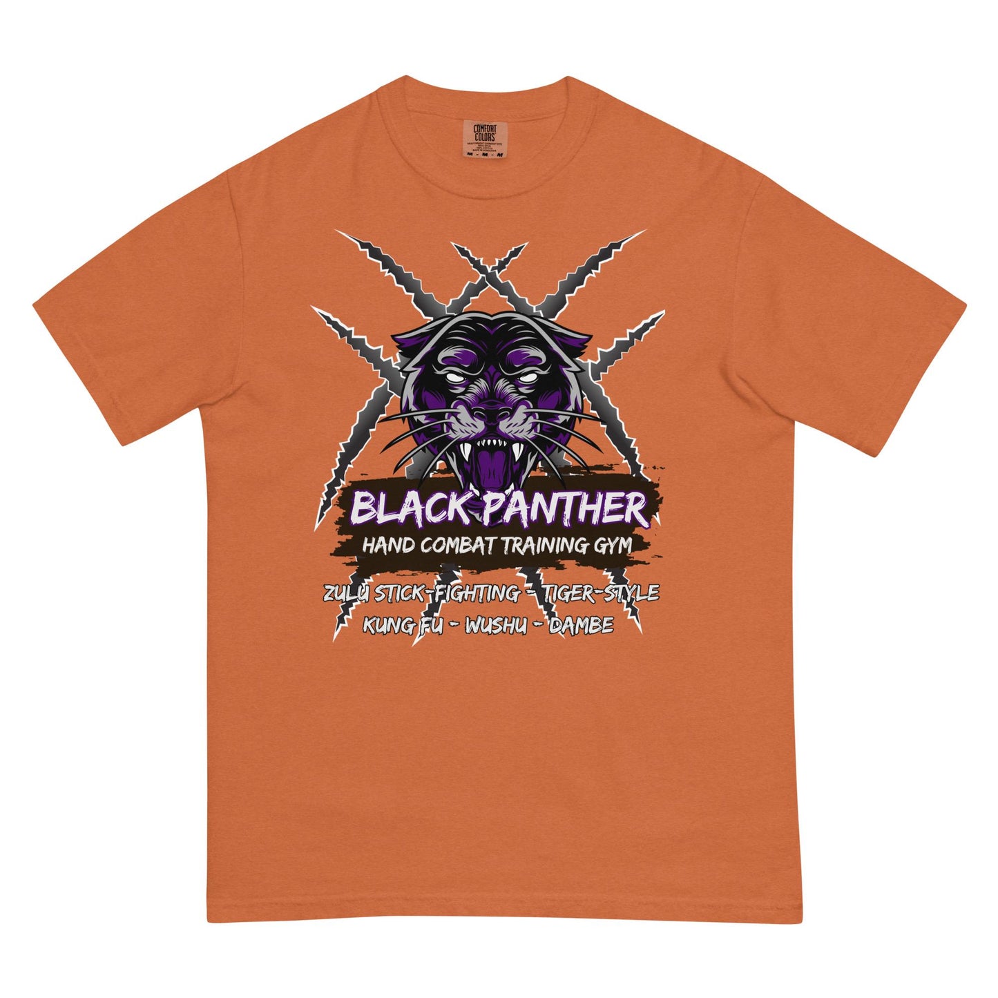 Black Panther Training Gym Shirt, Marvel Avenger Inspired Comfort Colors Tee