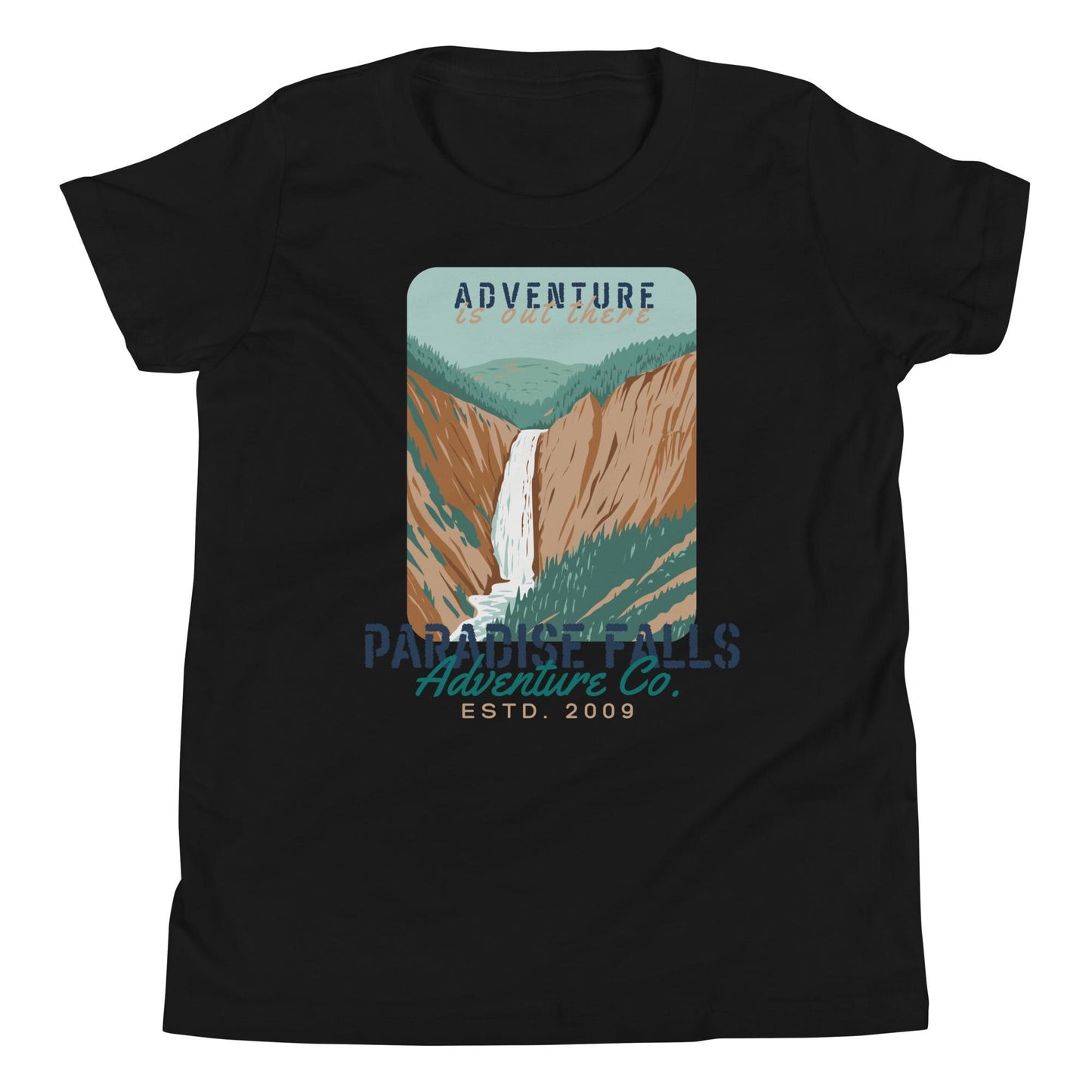 Adventure is Out There Youth Tee, Paradise Falls Design