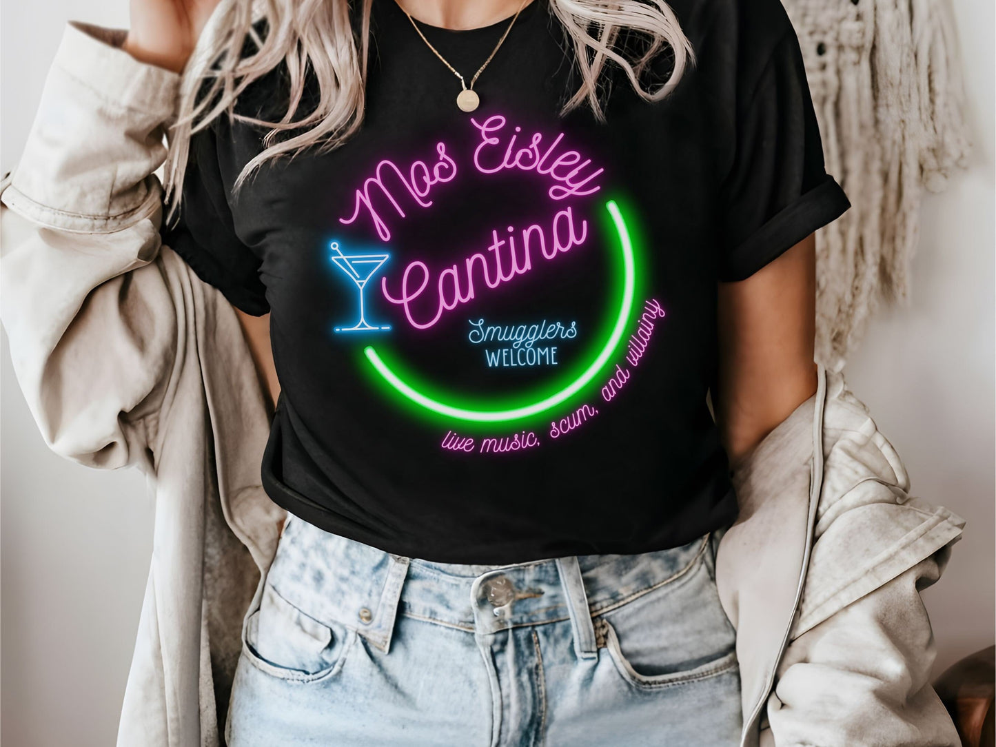 Mos Eisley Cantina T-Shirt, Subtle Star Wars Disney Family Tee