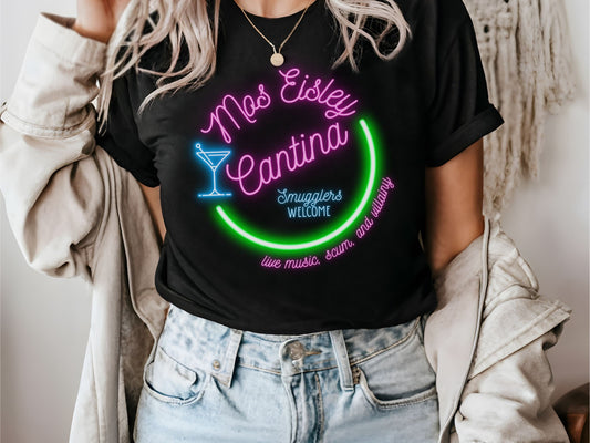 Mos Eisley Cantina T-Shirt, Subtle Star Wars Disney Family Tee