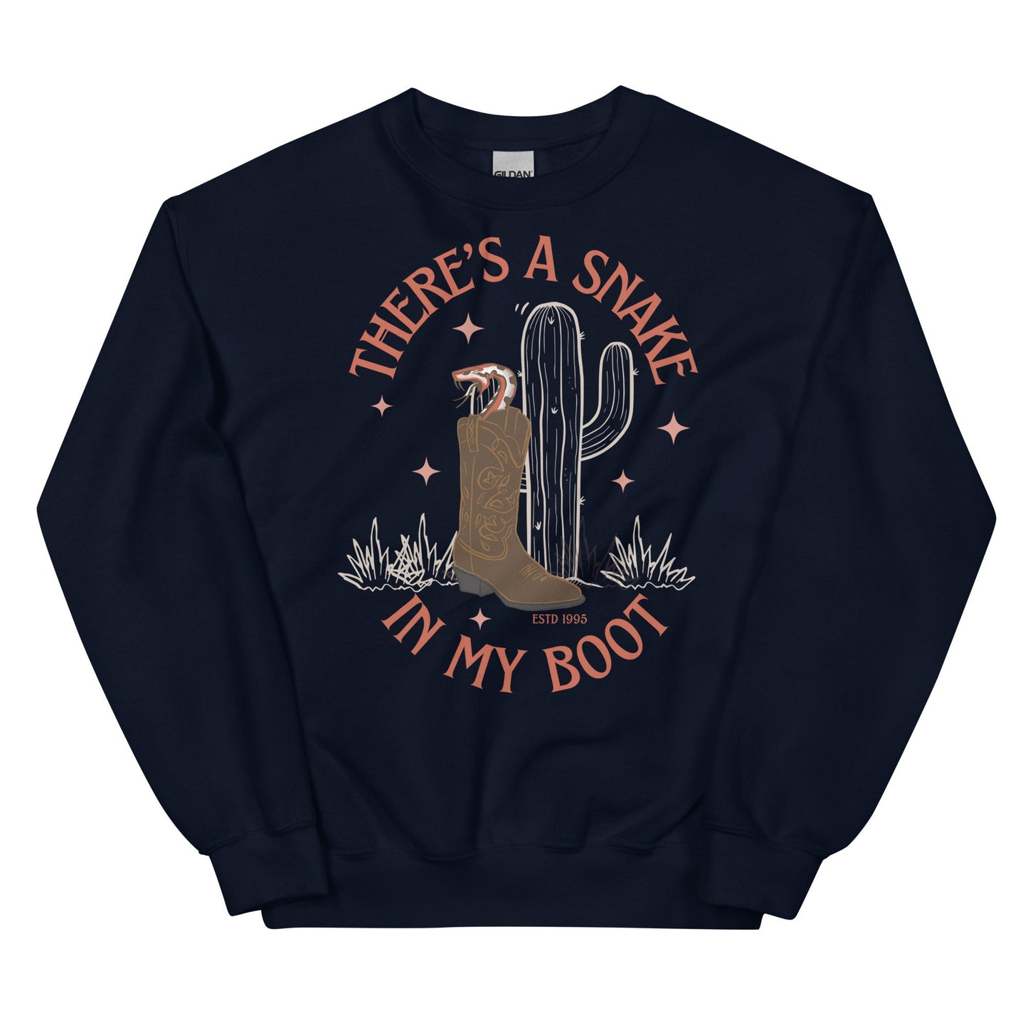 There's a Snake in My Boot Sweatshirt, Subtle Disney Family Matching Crewneck