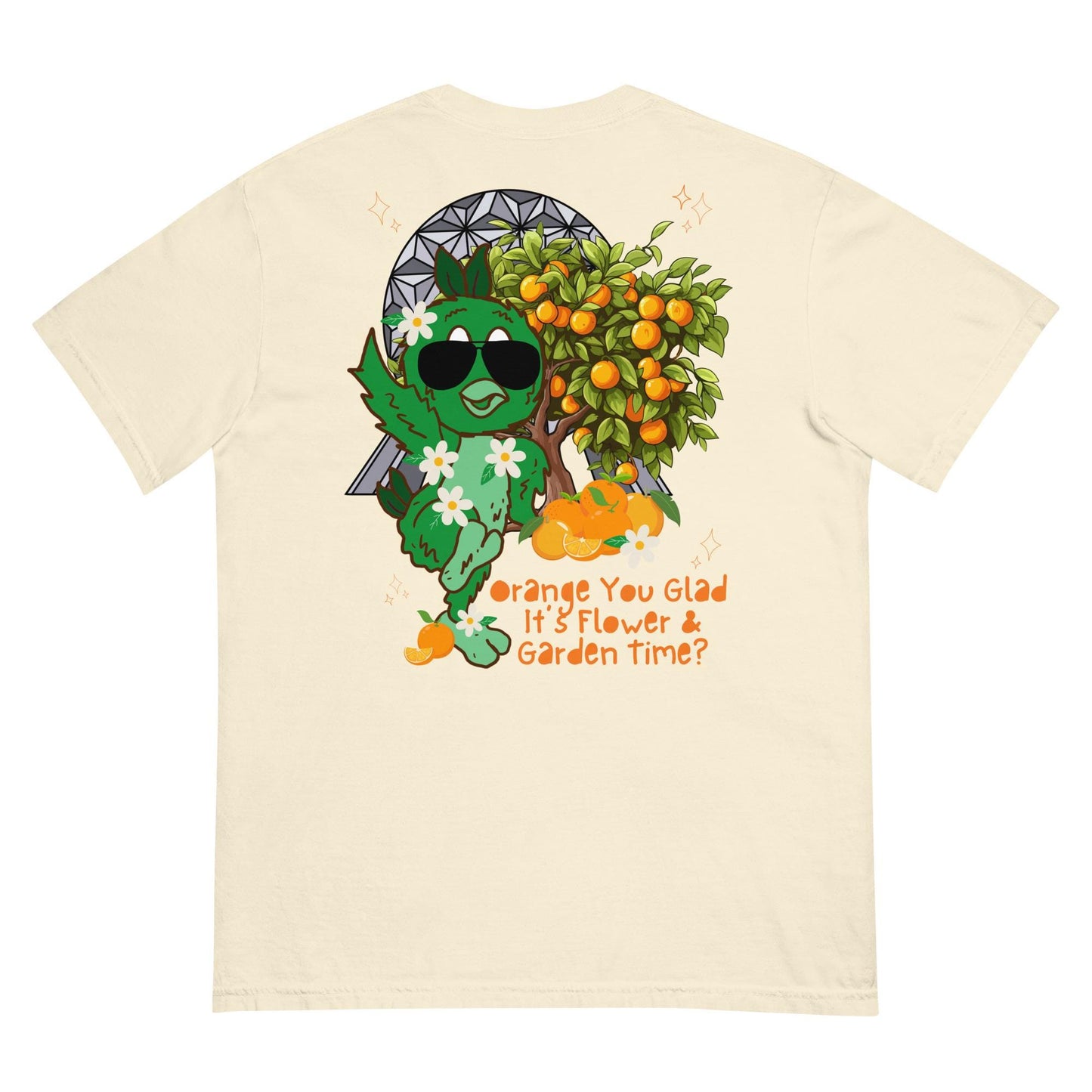 Orange Bird Topiary Shirt, Flower and Garden Festival, Disney EPCOT