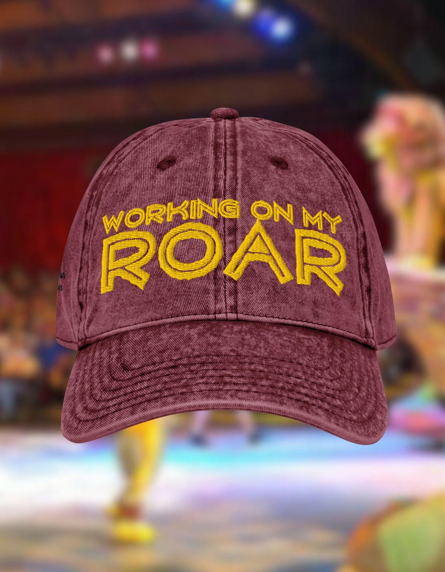 Lion King Inspired Dad Hat: Embroidered Vintage Cotton Twill Cap