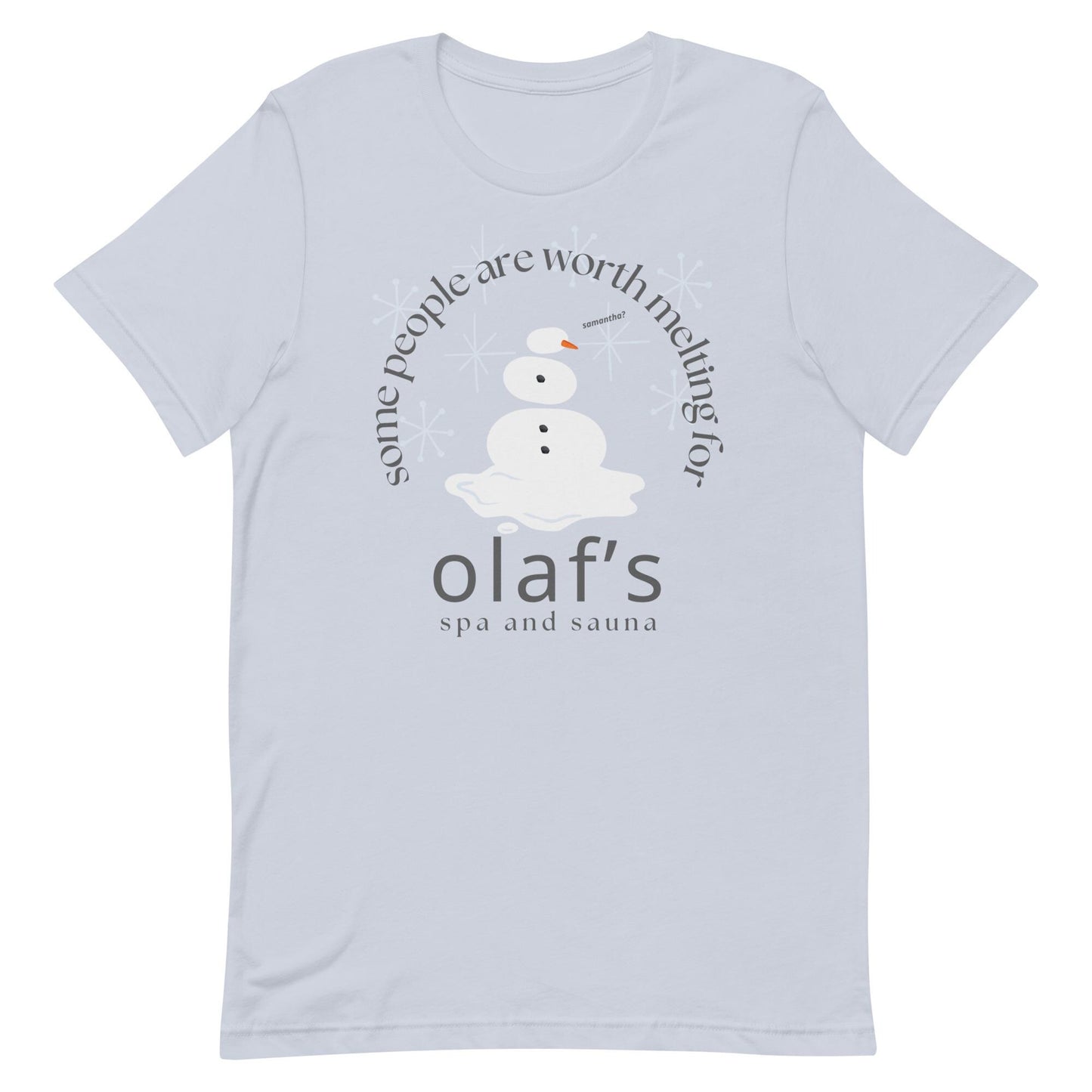 Olaf's Spa T-Shirt, Disney Frozen Inspired, Custom Vacation Shirt