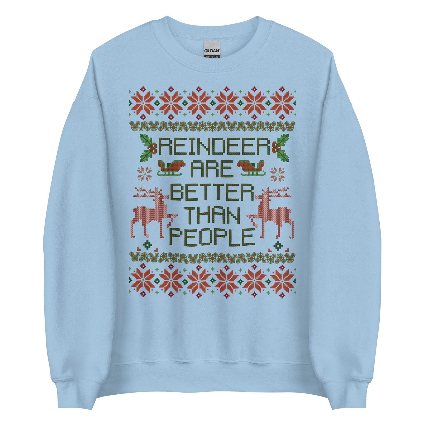 Frozen Christmas Sweatshirt, Reindeer are Better, Disney EPCOT Family Shirt