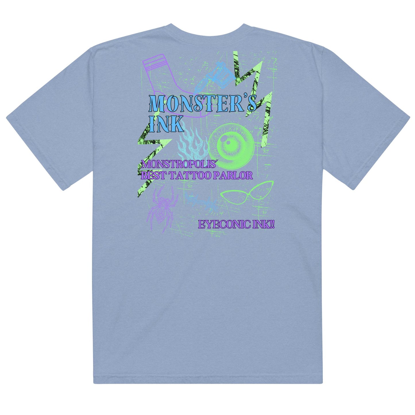 Monsters Inc Tattoo Parlor Comfort Colors Shirt