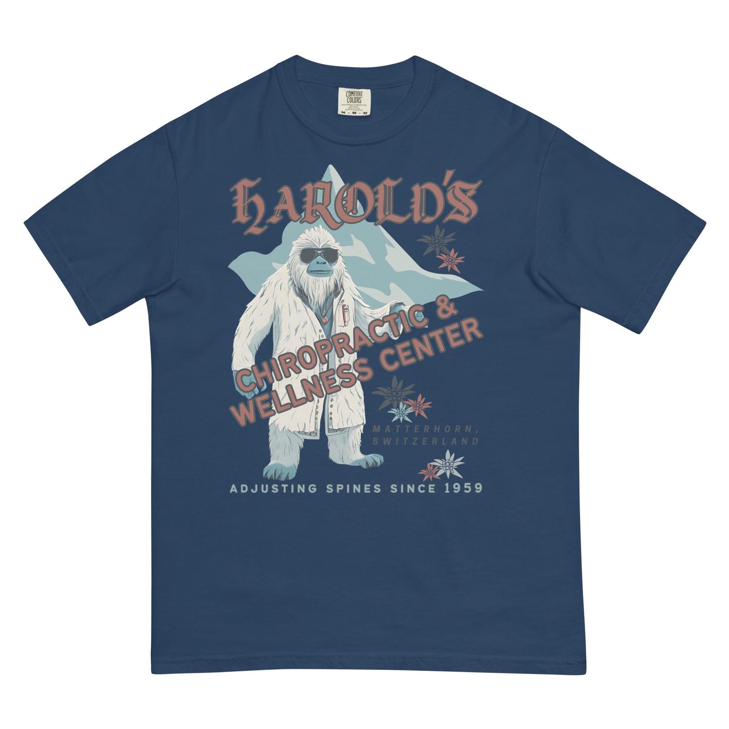 Matterhorn Yeti Comfort Colors Shirt: Disneyland Inspired Tee
