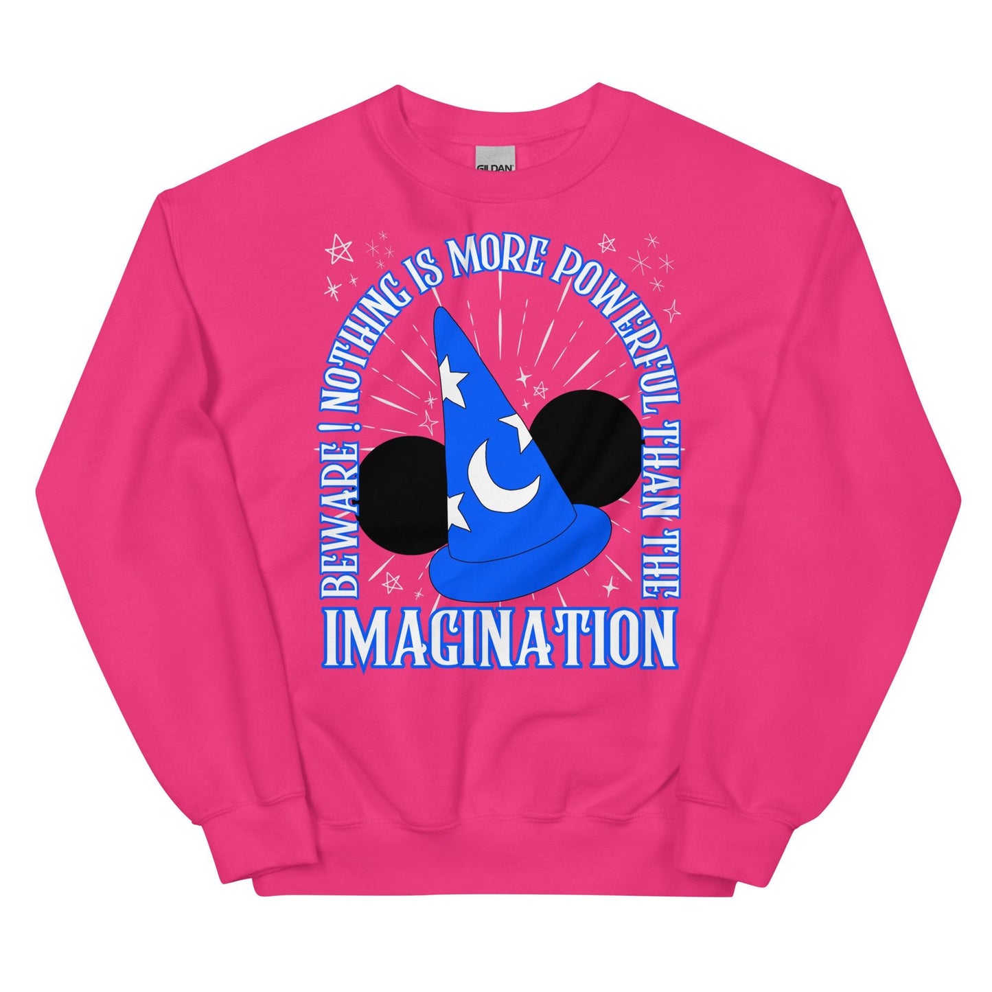 Imagination, Fantasmic Crewneck, Sorcerer Mickey, Hollywood Studios Sweatshirt, Matching Family Shirts