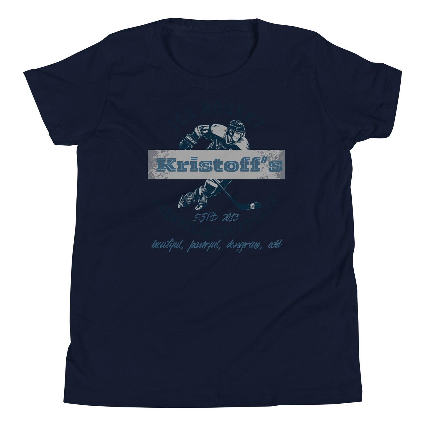 Kristoff's Ice Hockey Youth T-Shirt, Subtle Disney Shirt