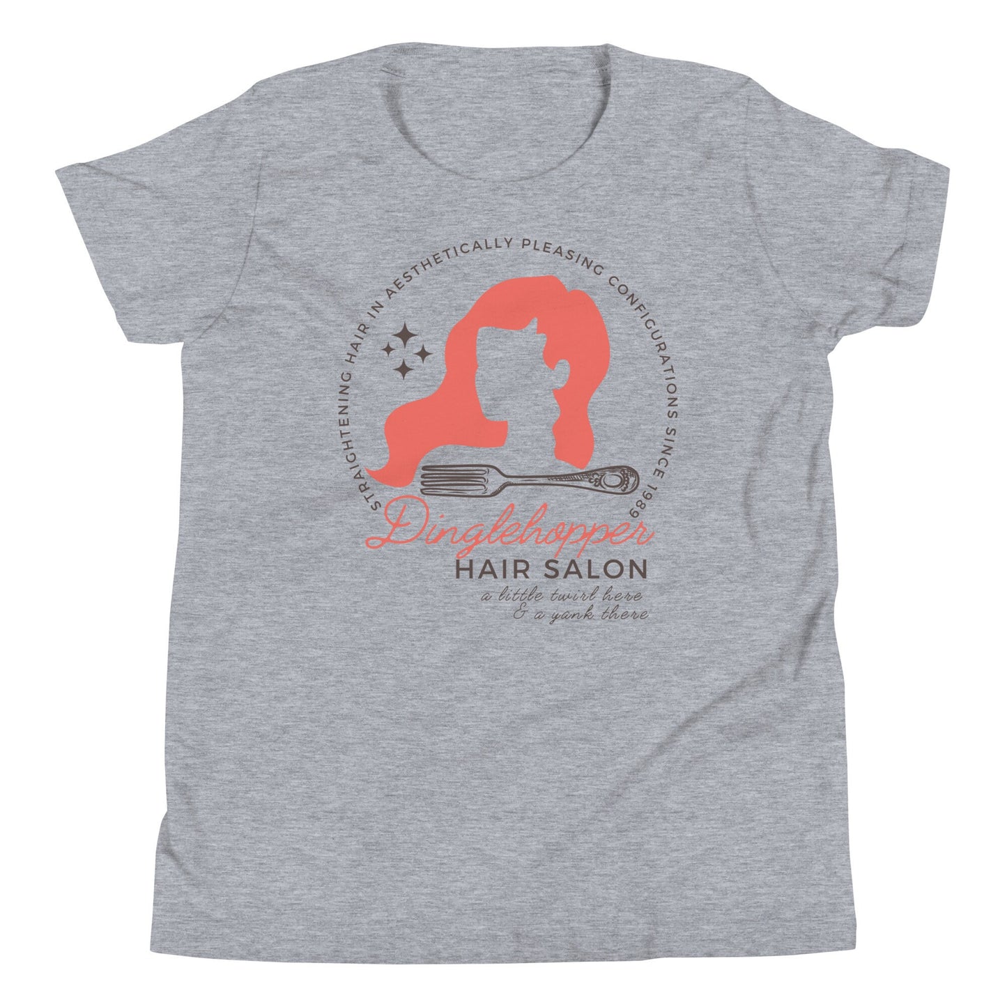 Dinglehopper Hair Salon Youth Tee - Little Mermaid Theme Park Shirt