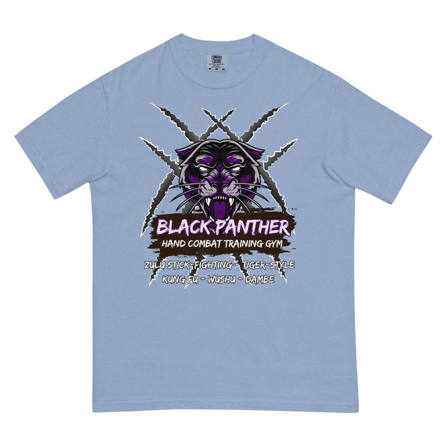Black Panther Training Gym Shirt, Marvel Avenger Inspired Comfort Colors Tee