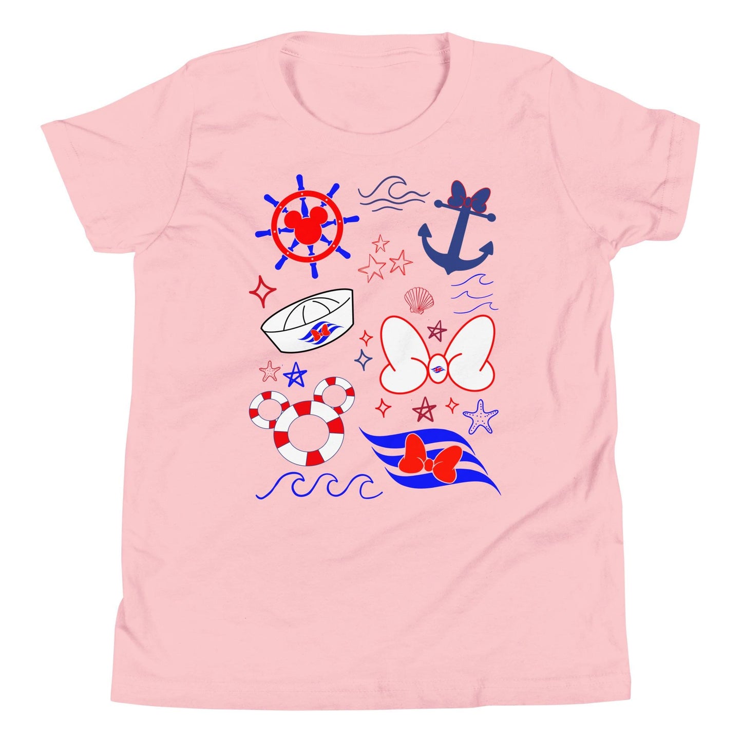 Disney Cruise Youth T-Shirt, Family Matching Doodle Design