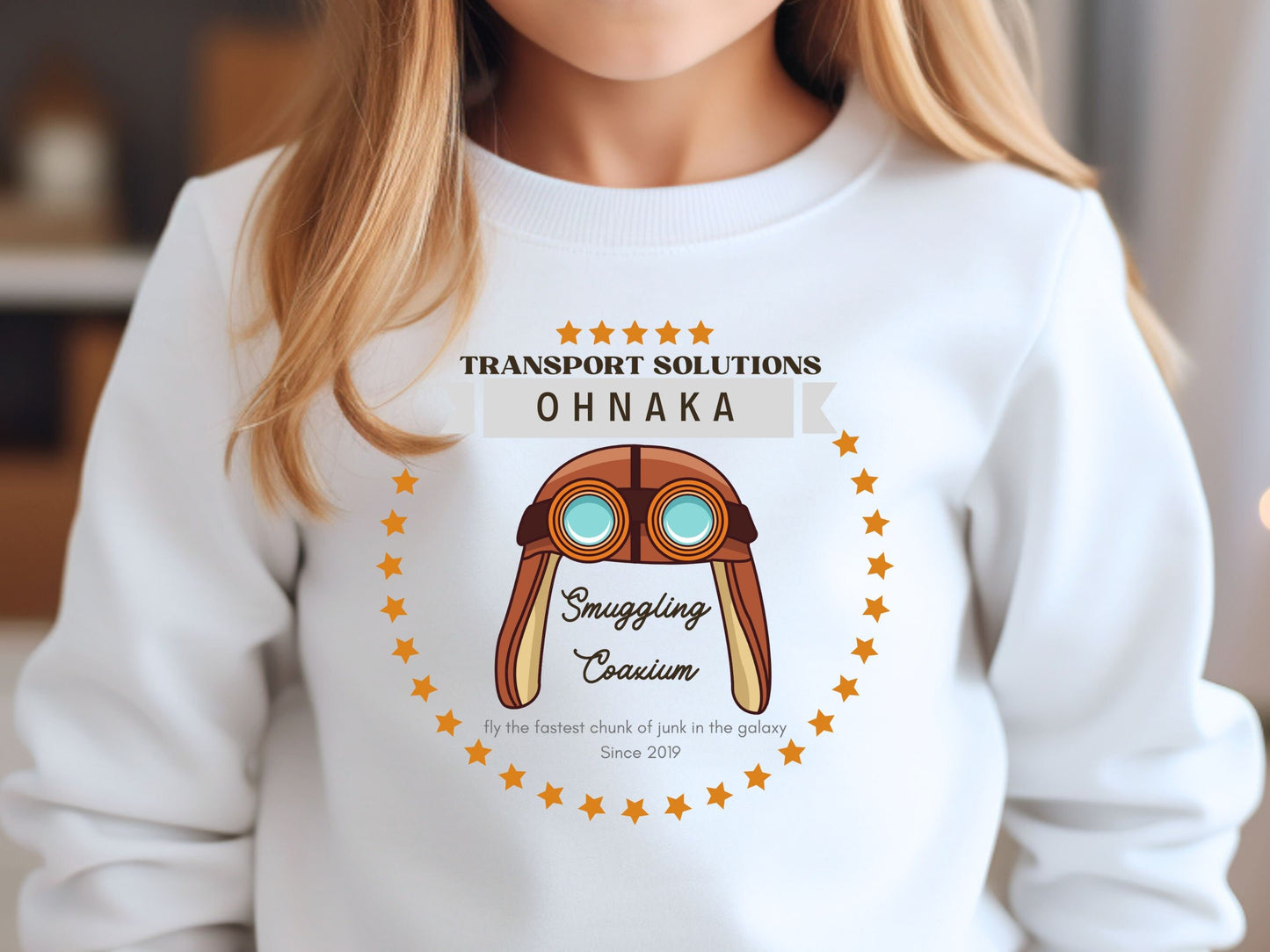 Ohnaka's Transport Youth Crewneck Sweatshirt, Subtle Theme Park Matching Outfit
