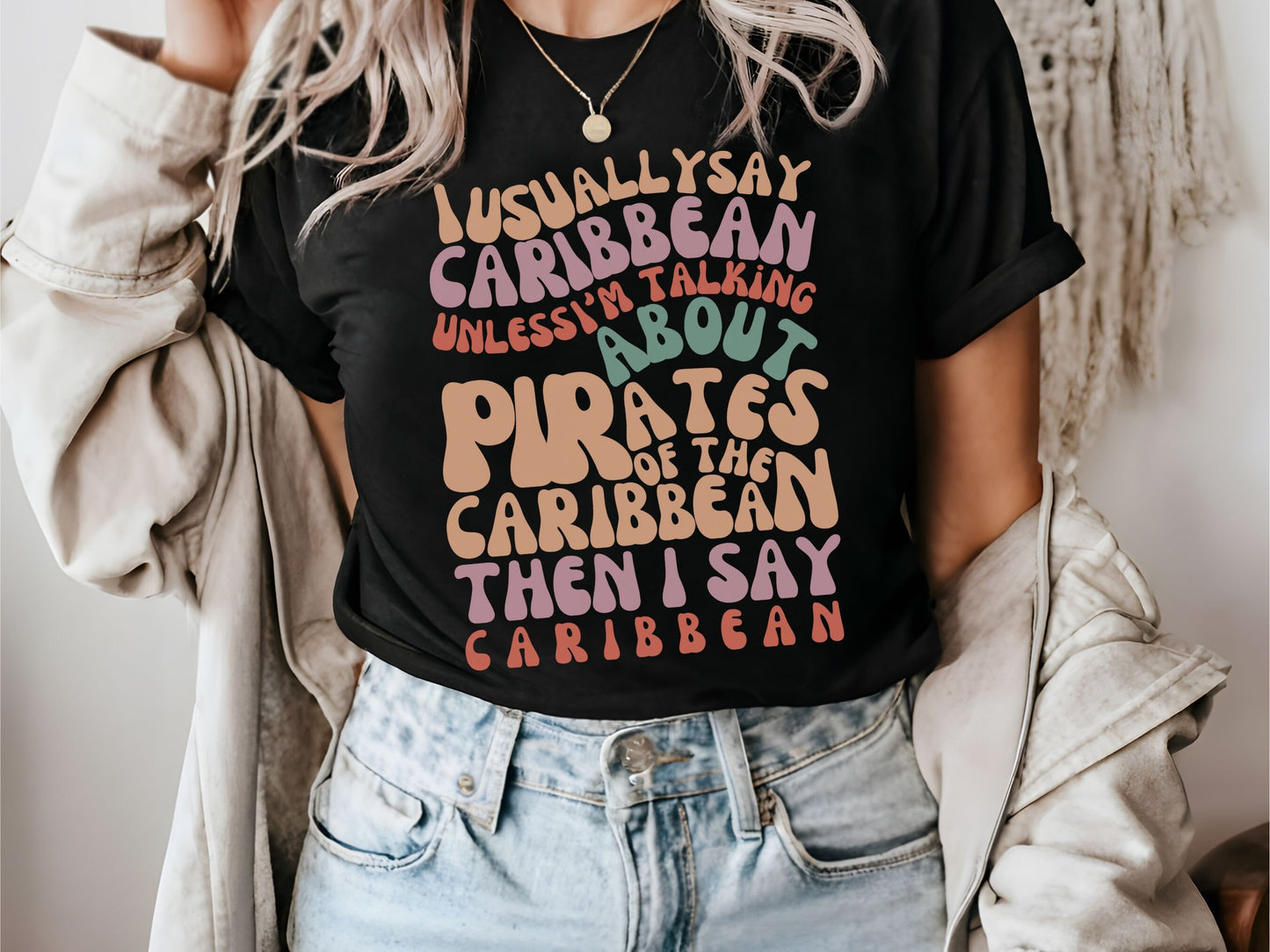 Pirates of the Caribbean Bella Canvas T-Shirt, Subtle Disney Shirt