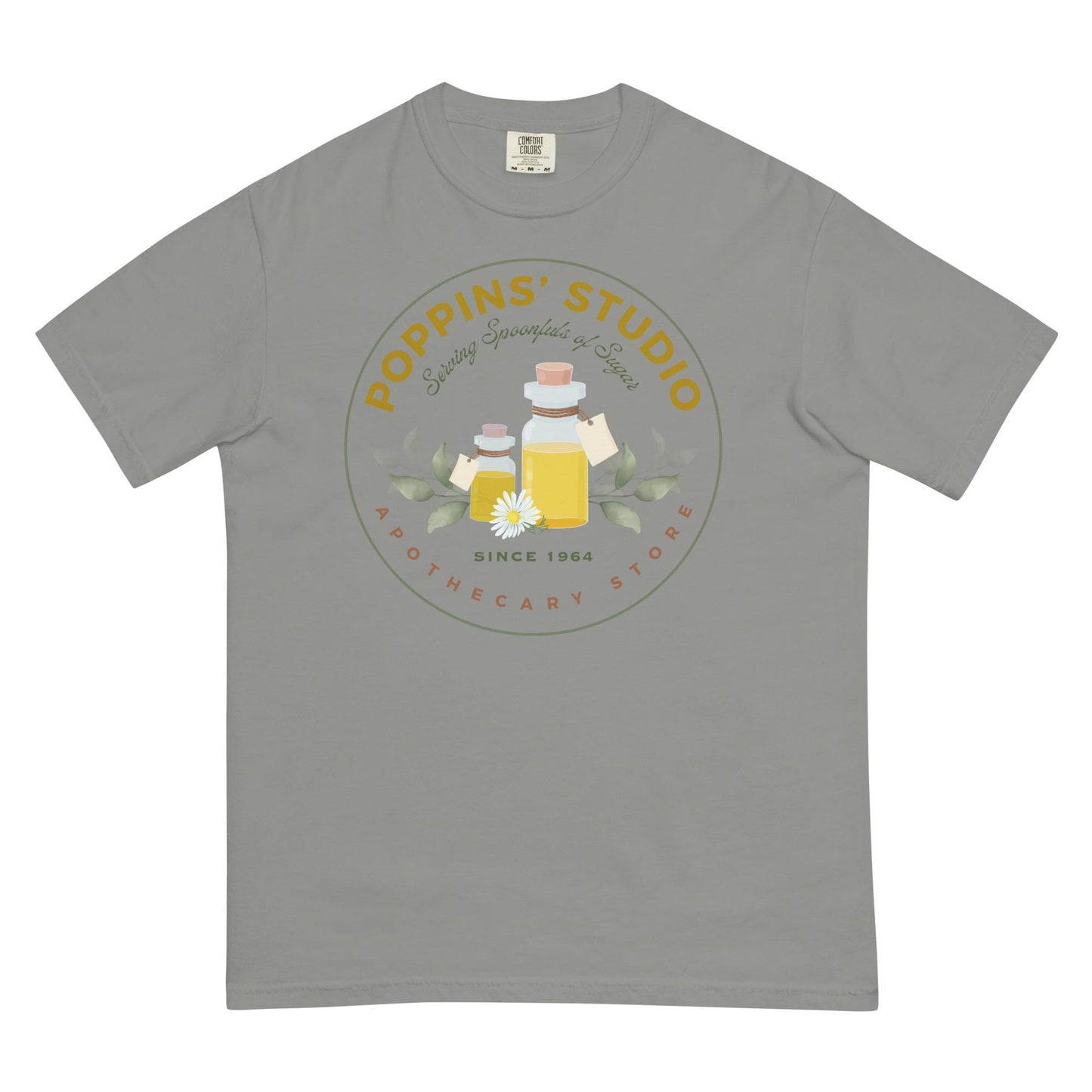 Mary Poppins Apothecary, Disney EPCOT Comfort Colors Garment Dyed Heavyweight T-Shirt, Disney Adult Shirt