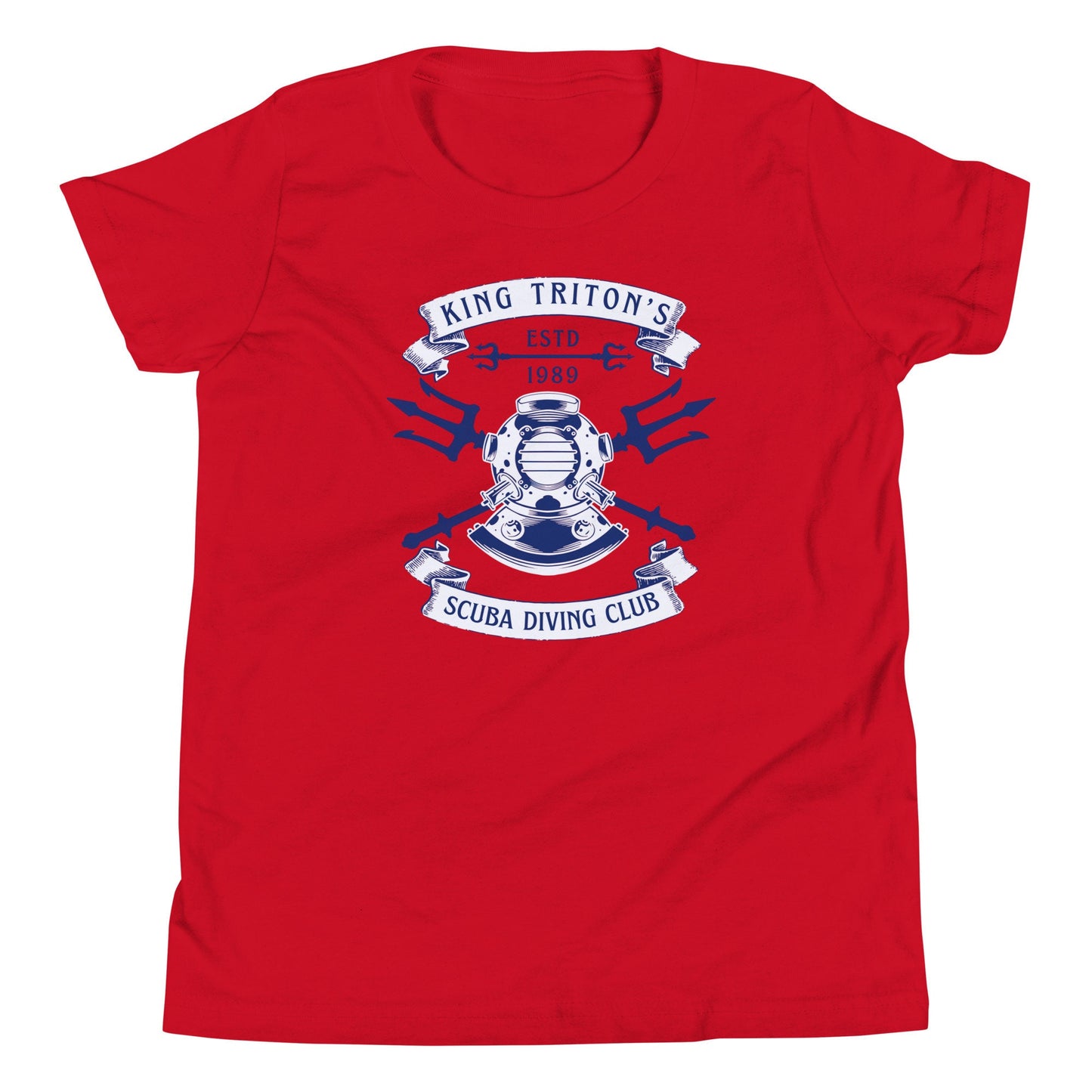 King Triton Scuba Diving Club Youth T-Shirt, Disney Family Shirt