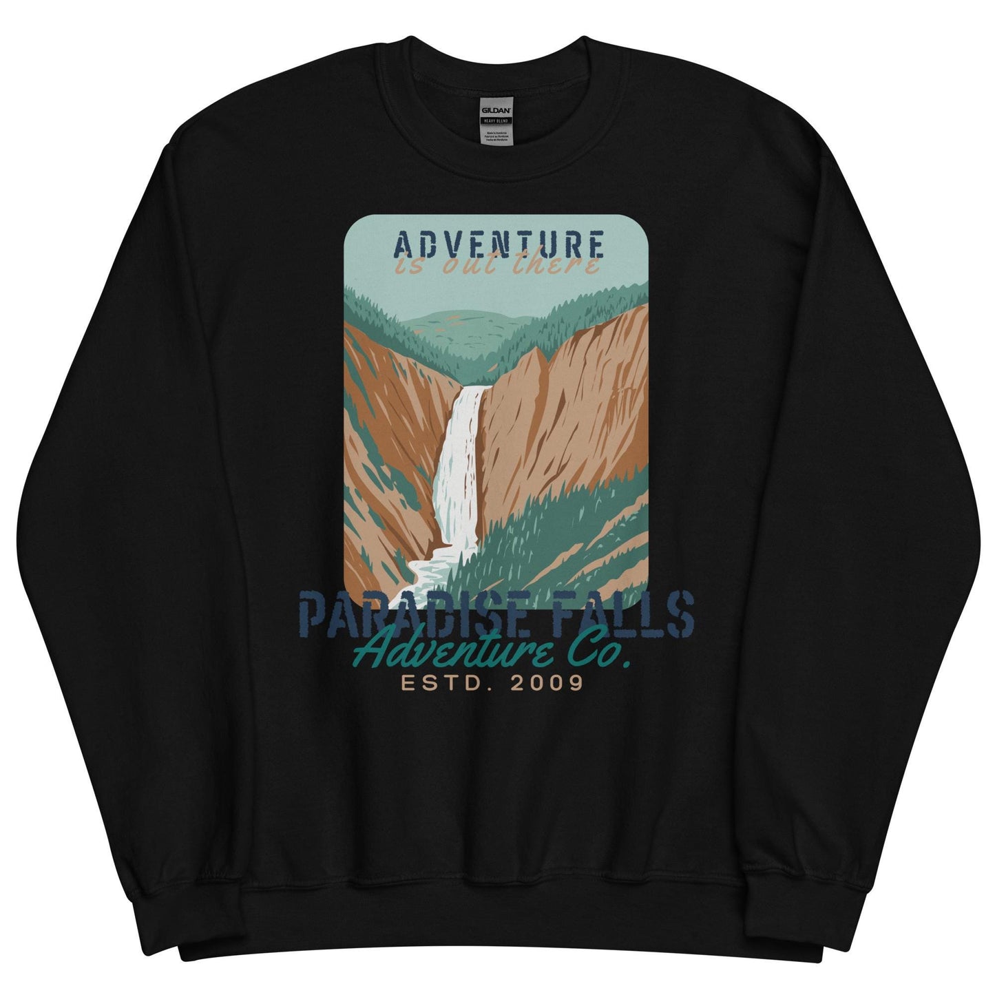 Disney Up Paradise Falls Sweatshirt – Adventure is Out There Unisex Crewneck