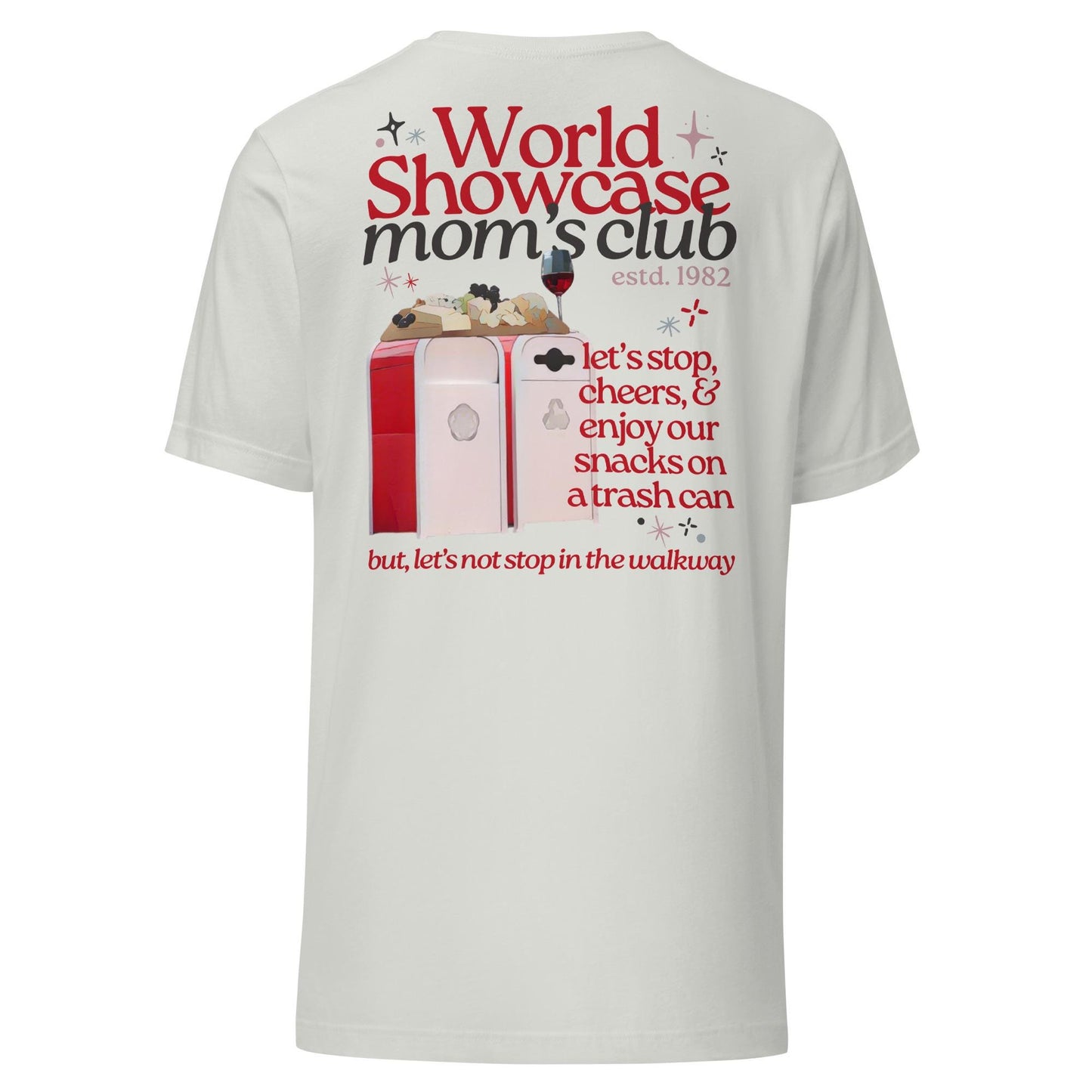 EPCOT Mom's Club Bella Canvas T-Shirt: World Showcase Design
