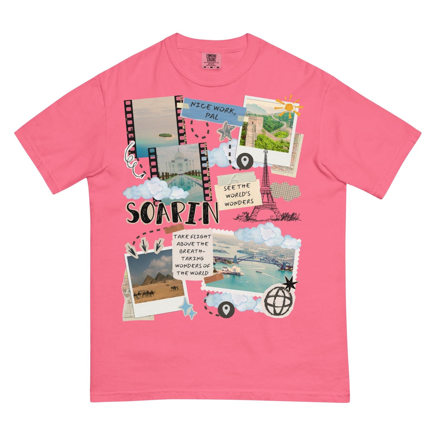 Soarin Disney Adult Scrapbook Comfort Colors Shirt
