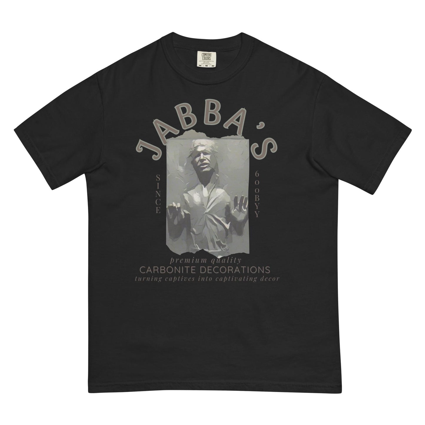 Jabba's Carbonite Heavyweight T-Shirt, Subtle Star Wars Disney Dad Shirt
