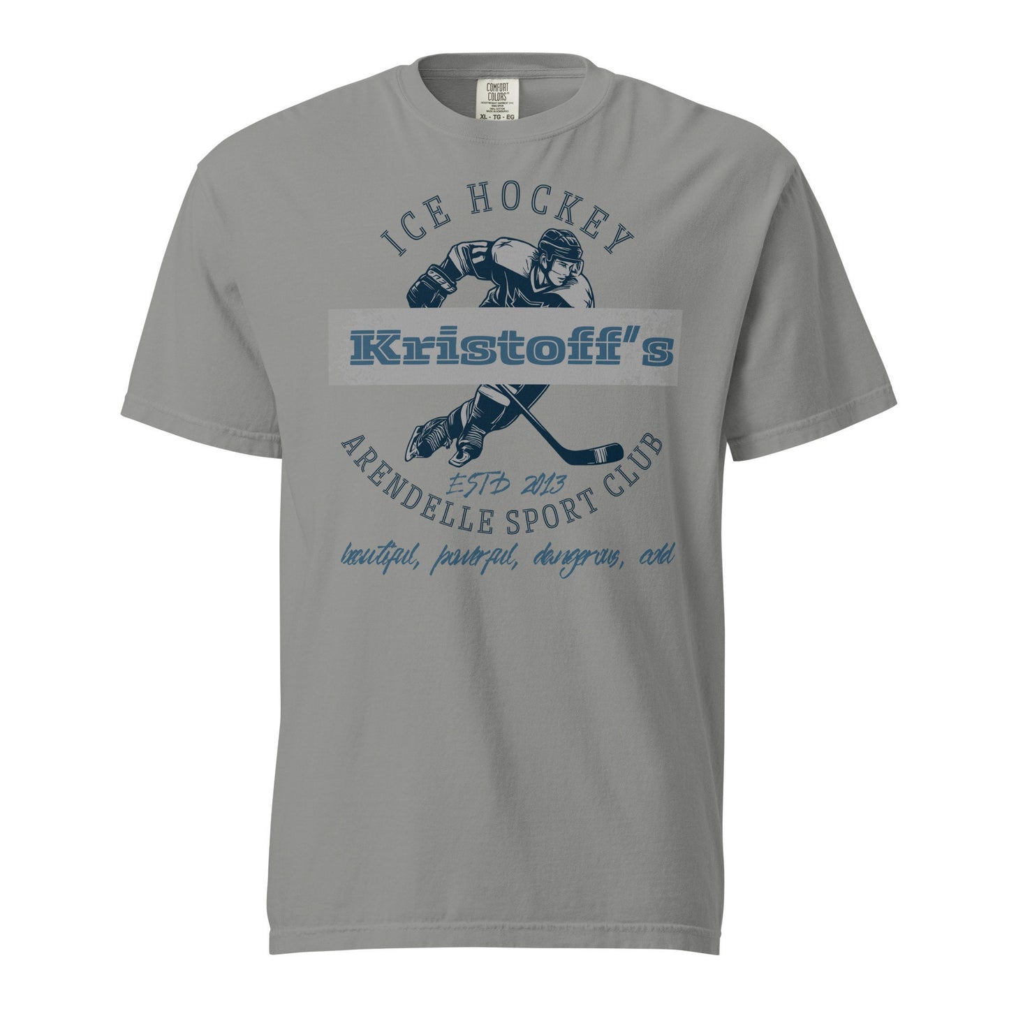 Kristoff's Ice Hockey T-Shirt, Comfort Colors Disney Family Shirt