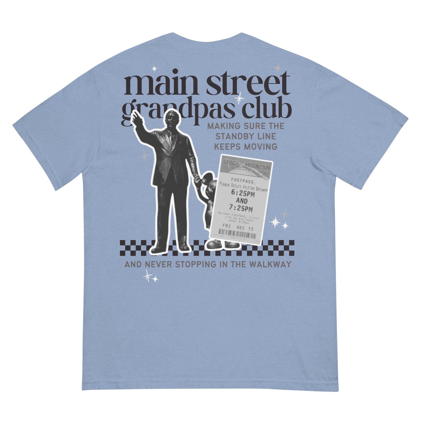 Disney Main Street Grandpas Club; Disney Grandpa Shirt